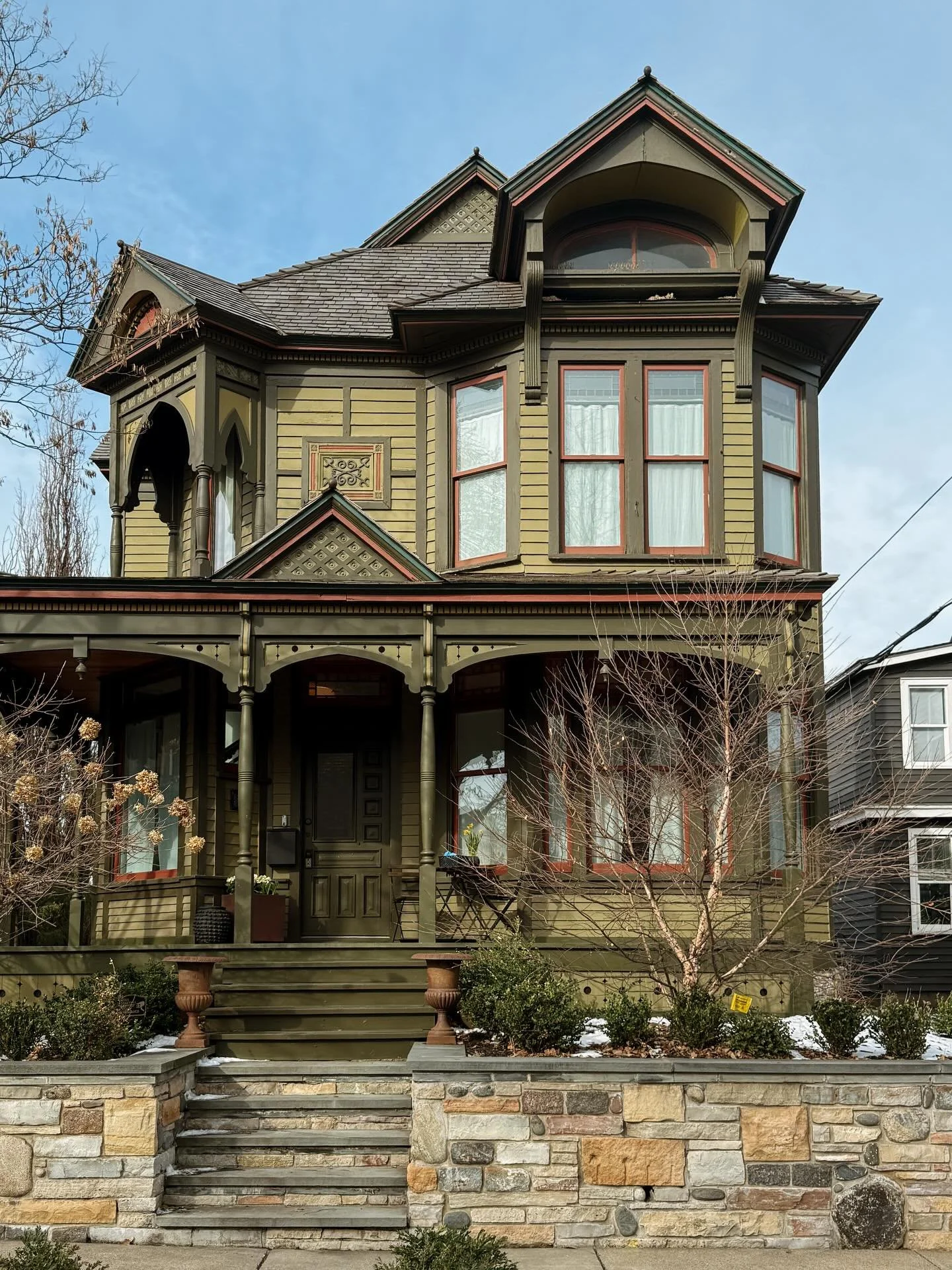 My clients get the best homes. This 1889 Victorian has been preserved while also being improved upon for modern living.  Natural light pours in, I love the stained glass windows, Millwork, original floors, and the most stunning Murano chandelier I&rs