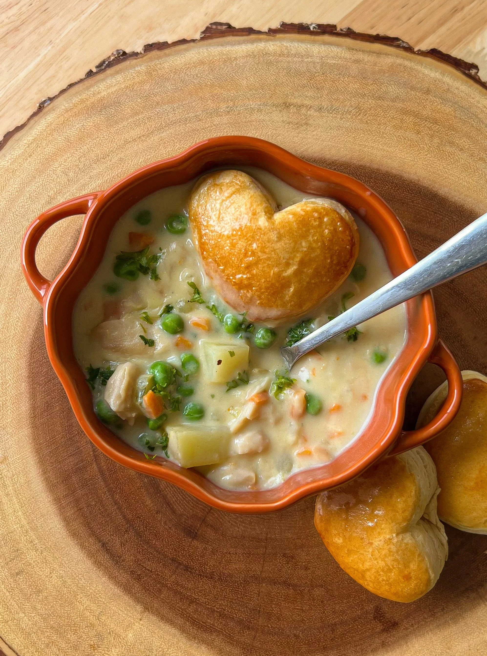 Vegan Chicken Pot Pie Soup — foodwithliz