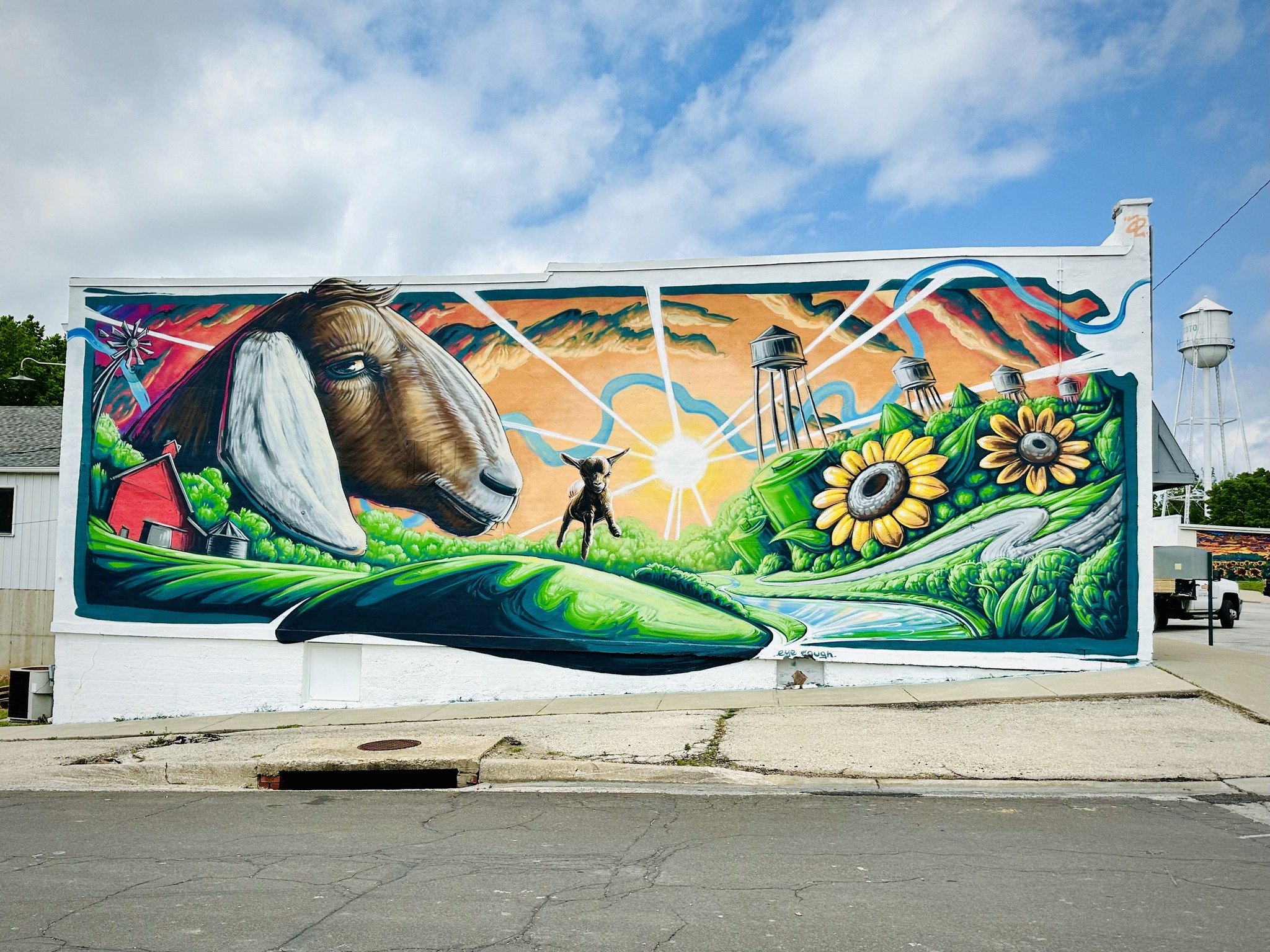 Caprine Supply Goat Mural by Alex Eickhoff
