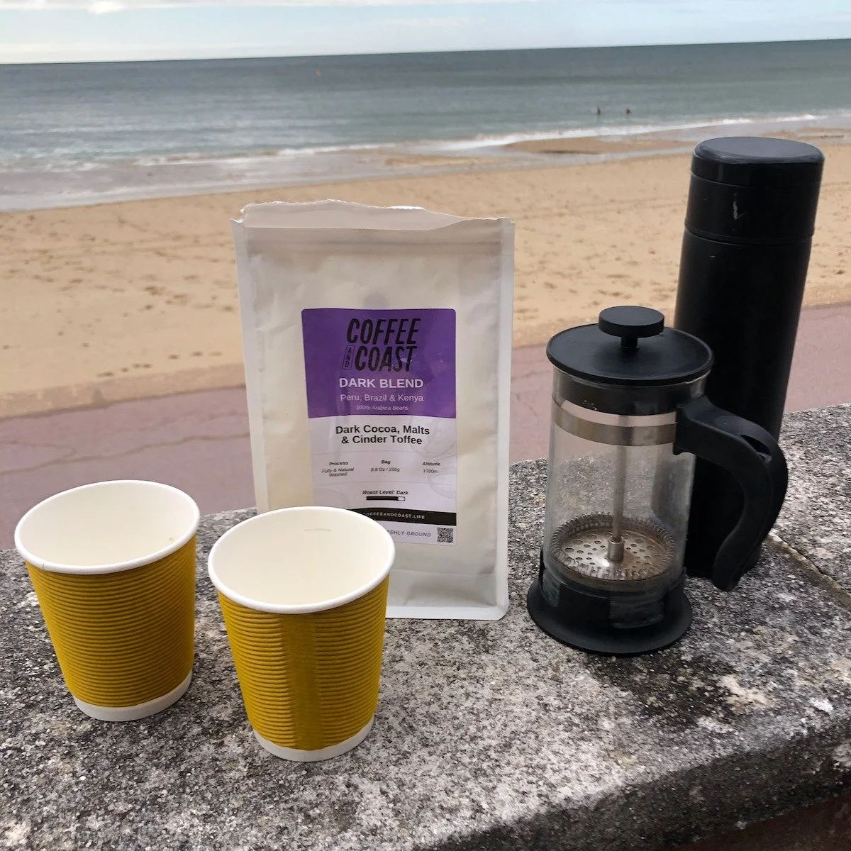 Another day at the beach: sea swim done 🌊, coffee brewed ☕, and good company all around 🧡
It’s these kinds of mornings that make you stop and just appreciate where you are. 
The cold water wakes you up, the coffee warms you through, and the