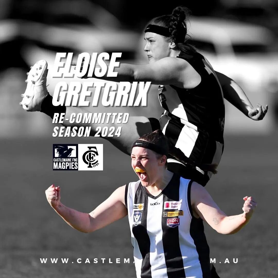Season 2024 re-signings 🏉

ELOISE GRETGRIX
Eloise&hellip; also known as the loudest in the room, the life of the team, or &ldquo;Wyche&rdquo; (If you can guess, she&rsquo;s originally from Wycheproof). Coming to us in 2022, we had a taste of the goa