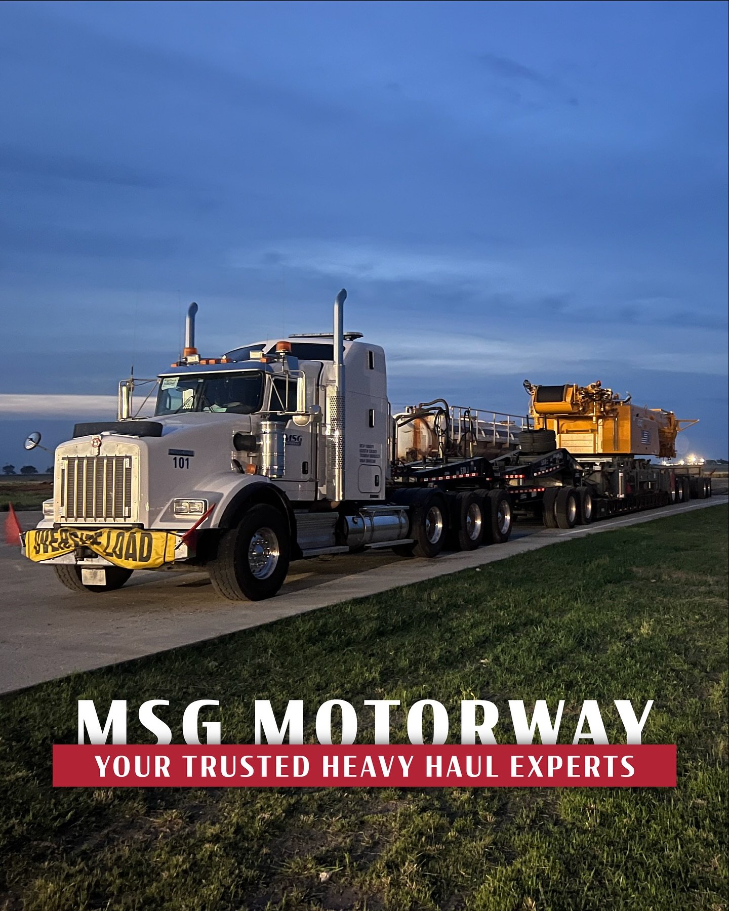 Summer heat won&rsquo;t slow us down. ☀️🔥 Our heavy haul team is ready to move the toughest loads &mdash; even in the hottest conditions.  #HeavyHaul #OversizeLoads #HeatReadyHauling #MSGMotorway 
(713) 998-3030
dispatch@msgmotorway.com
www.MSGmotor