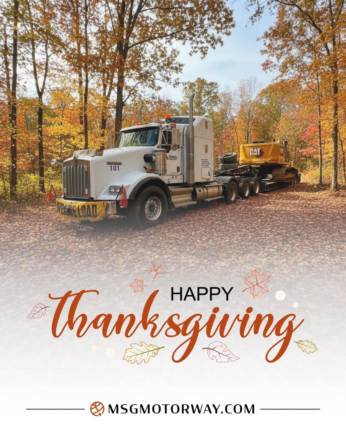Happy Thanksgiving from the MSG Motorway team! 
We&rsquo;re grateful for your continued trust and support. Wishing you a day filled with warmth, gratitude, and great food. 🍁🦃

#Thanksgiving #HappyThanksgiving #MSGMotorway #Gratitude #Thankful #Truc