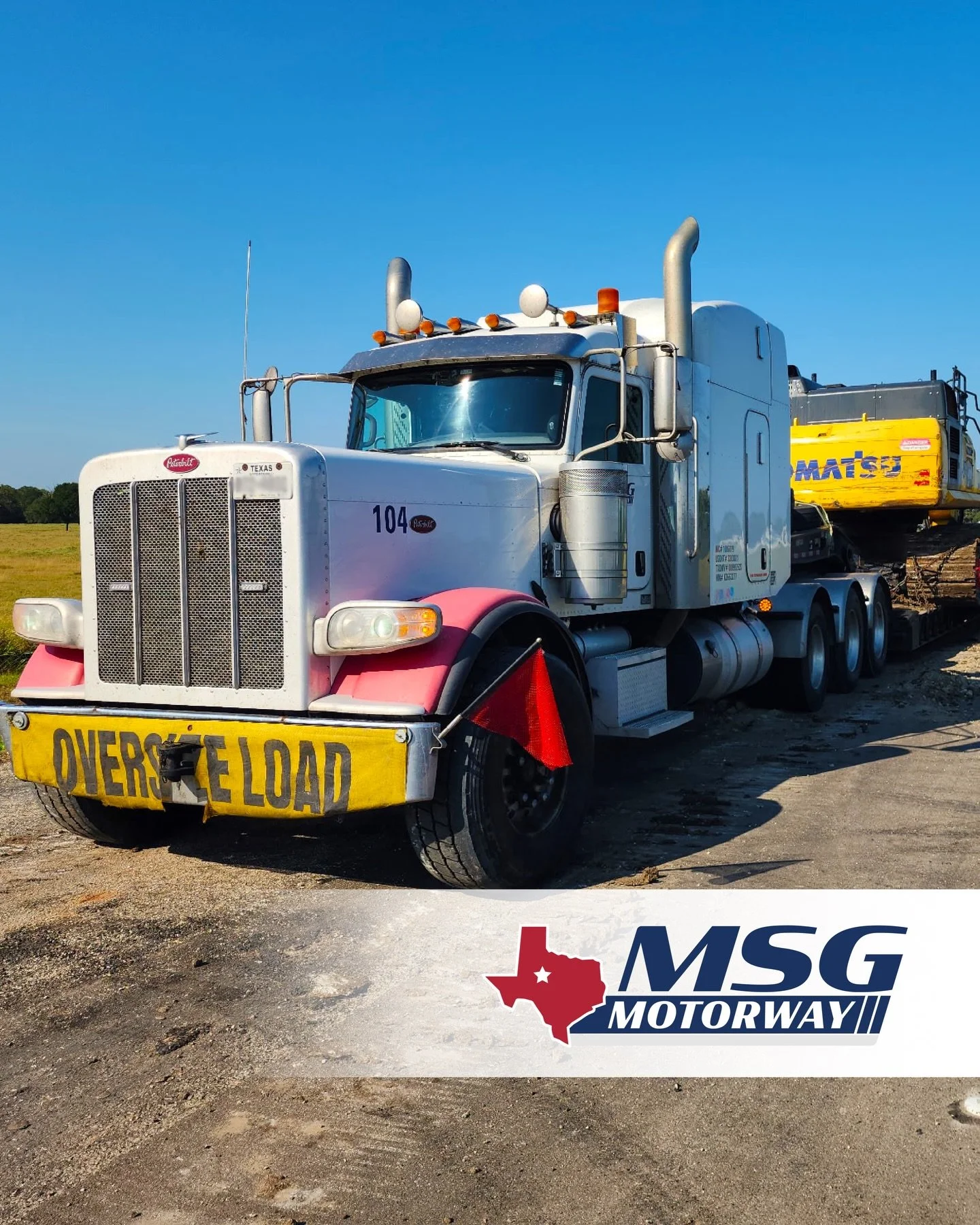 Every load, every route, every time&mdash;MSG Motorway sets the standard. #HeavyHaulTrucking #LogisticsLife #MSGMotorway

(713) 998-3030
dispatch@msgmotorway.com
www.MSGmotorway.com