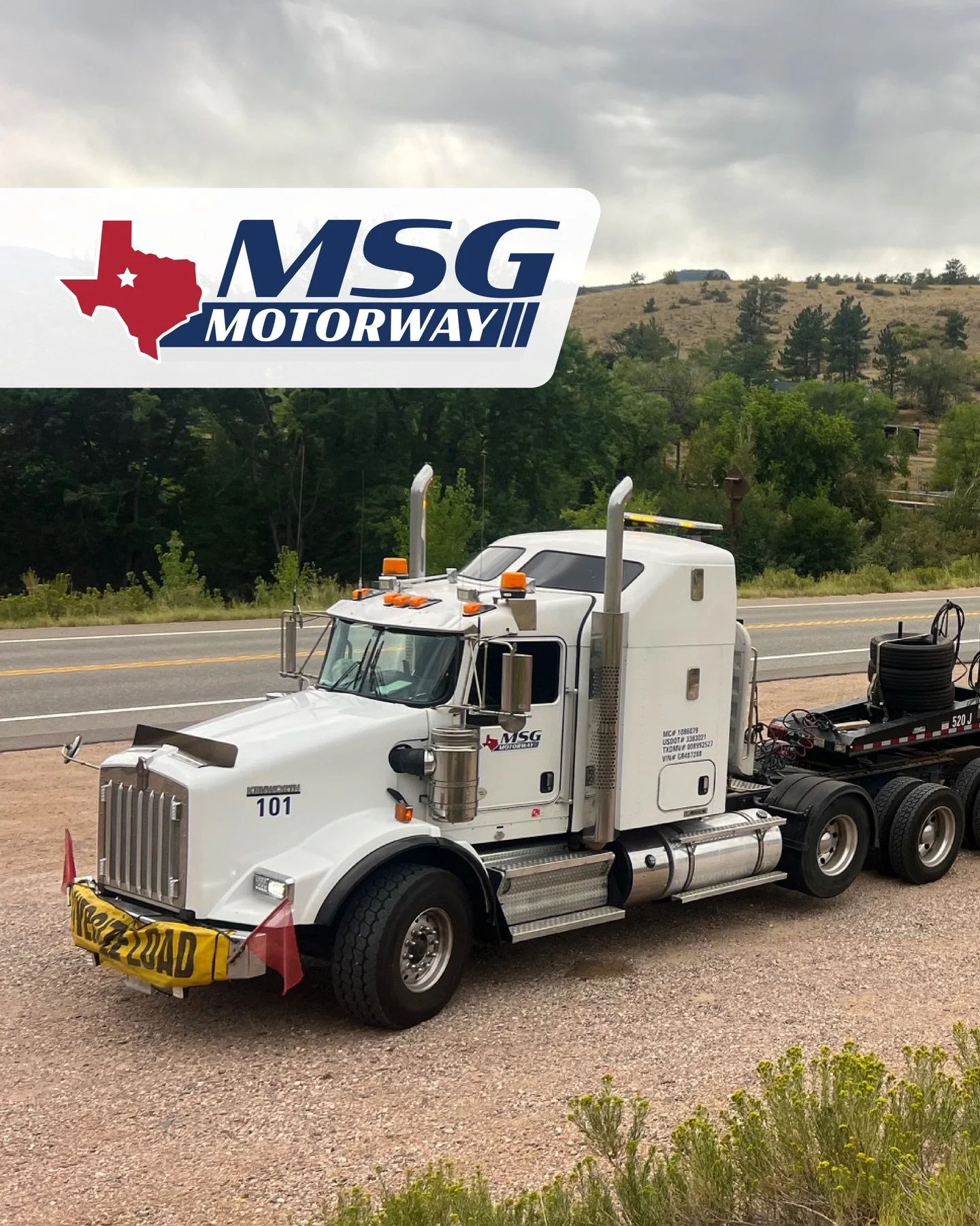 Strong routes. Strong team. Strong results.
MSG Motorway combines experience and dedication to deliver dependable freight services every day.

#MSGMotorway #LogisticsExperts #FreightServices #TrustedTransport

(713) 998-3030
dispatch@msgmotorway.com
