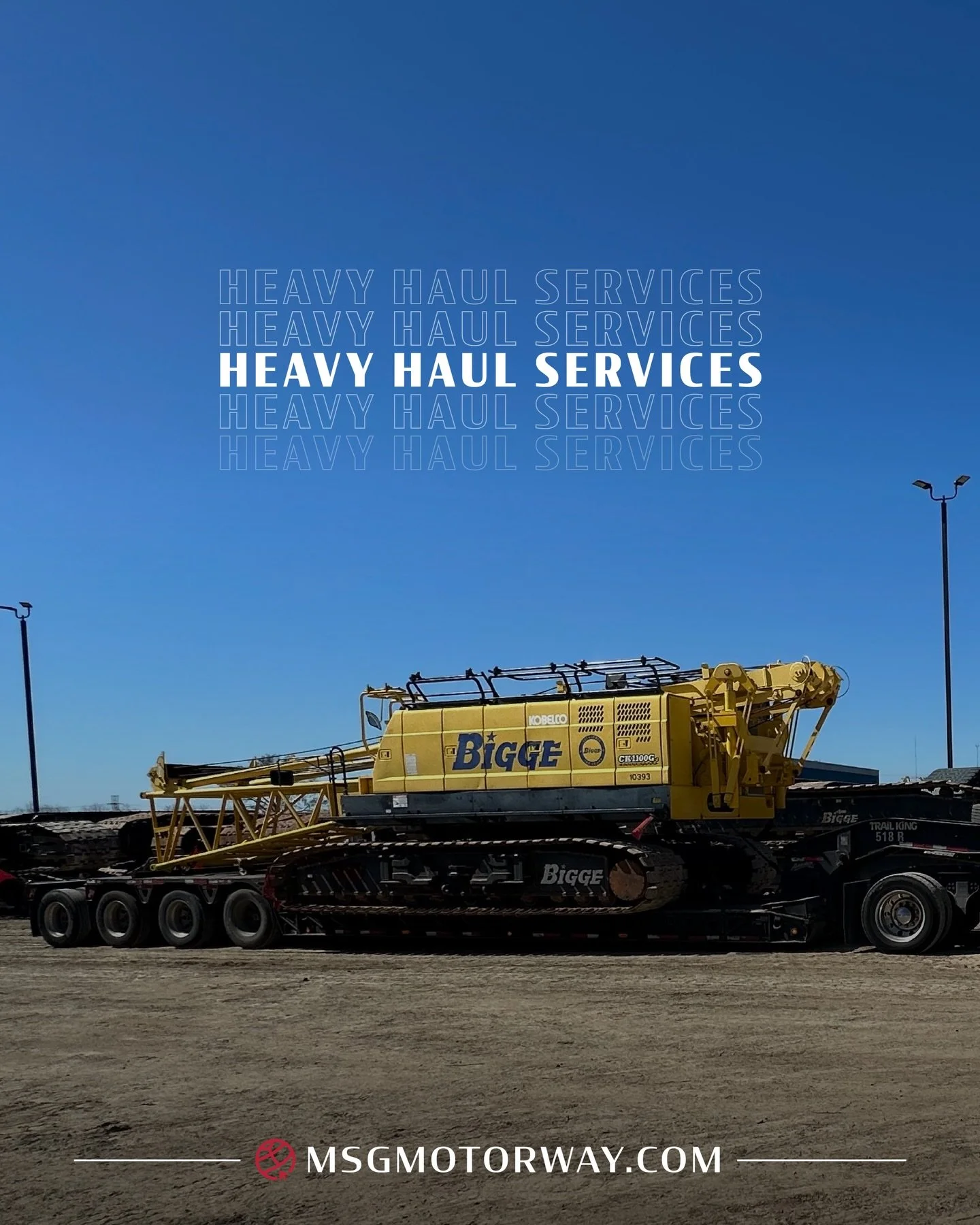 We handle the weight so you do not have to worry about the move. #HeavyTransport #TexasFreight #OversizeHaul #TruckLifeUSA #MSGMotorway

(713) 998-3030
dispatch@msgmotorway.com
www.MSGmotorway.com