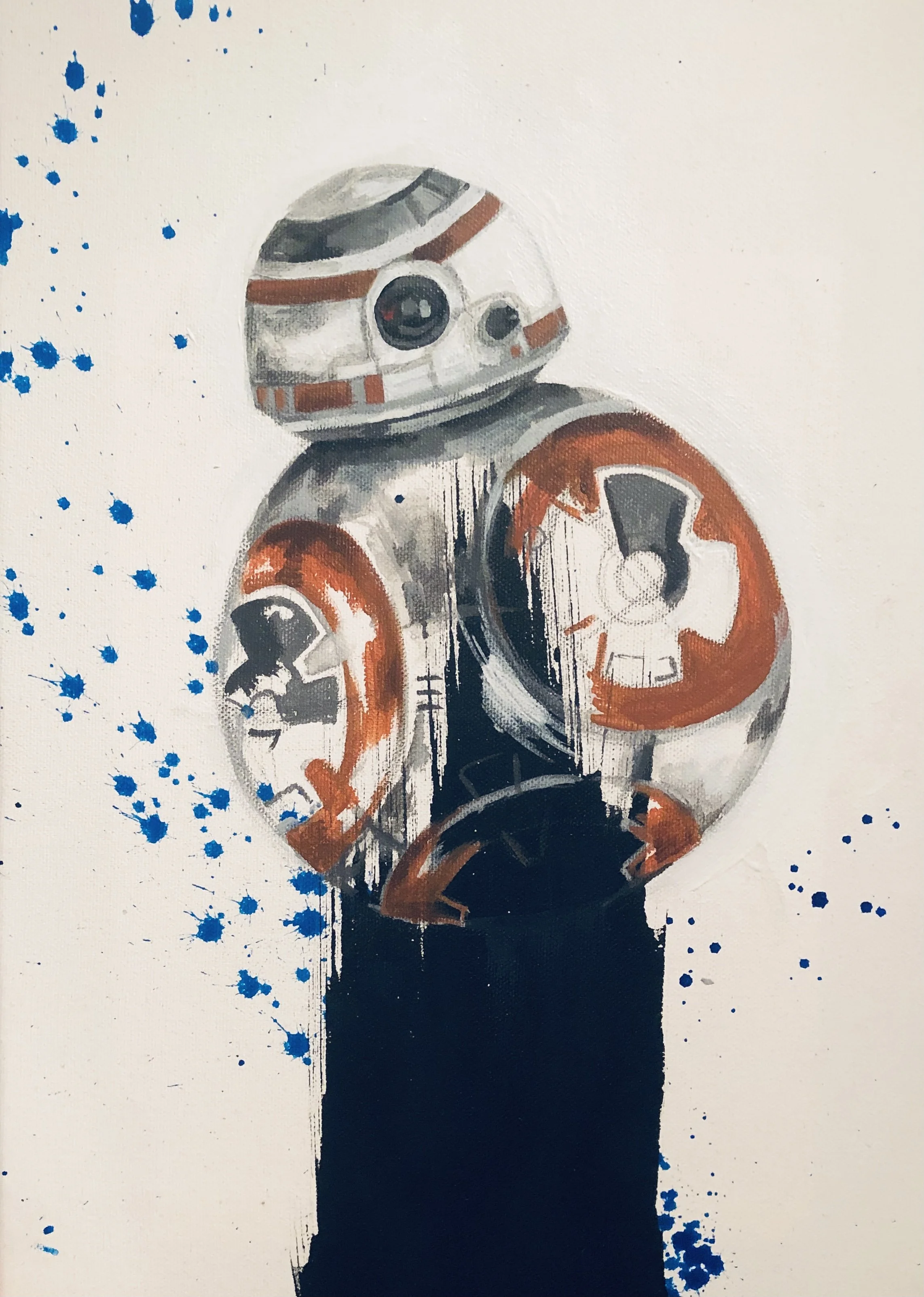 "BB-8"
Acrylic Painting on Canvas 