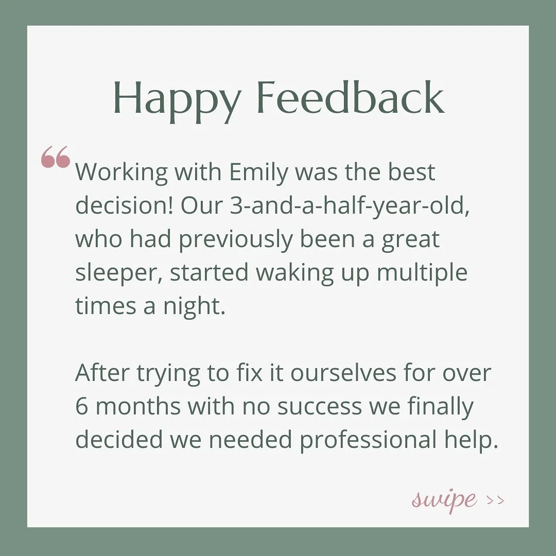 Another sleep success 👏 I love helping families get more sleep!

If you are finding it challenging to navigate your little one's sleep, I am here to help. I'll listen to your goals, learn about your parenting style, and understand your child's tempe