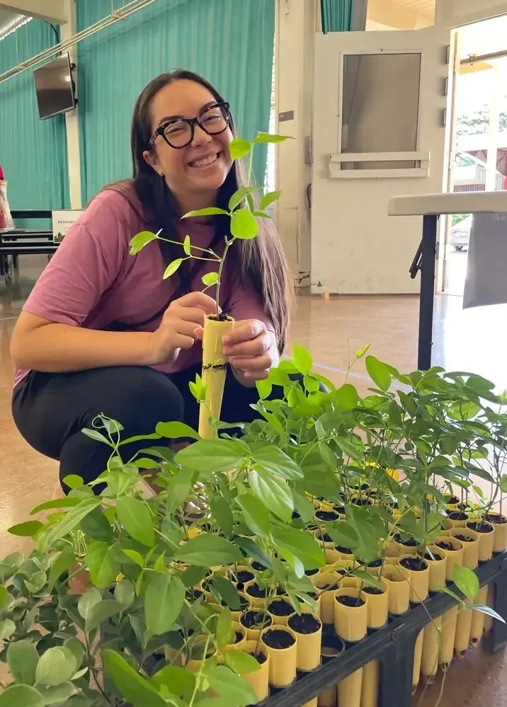 Free rain garden plants at the Smart Yards 2023 Workshop hosted by Mālama Maunalua and 3Rwater
