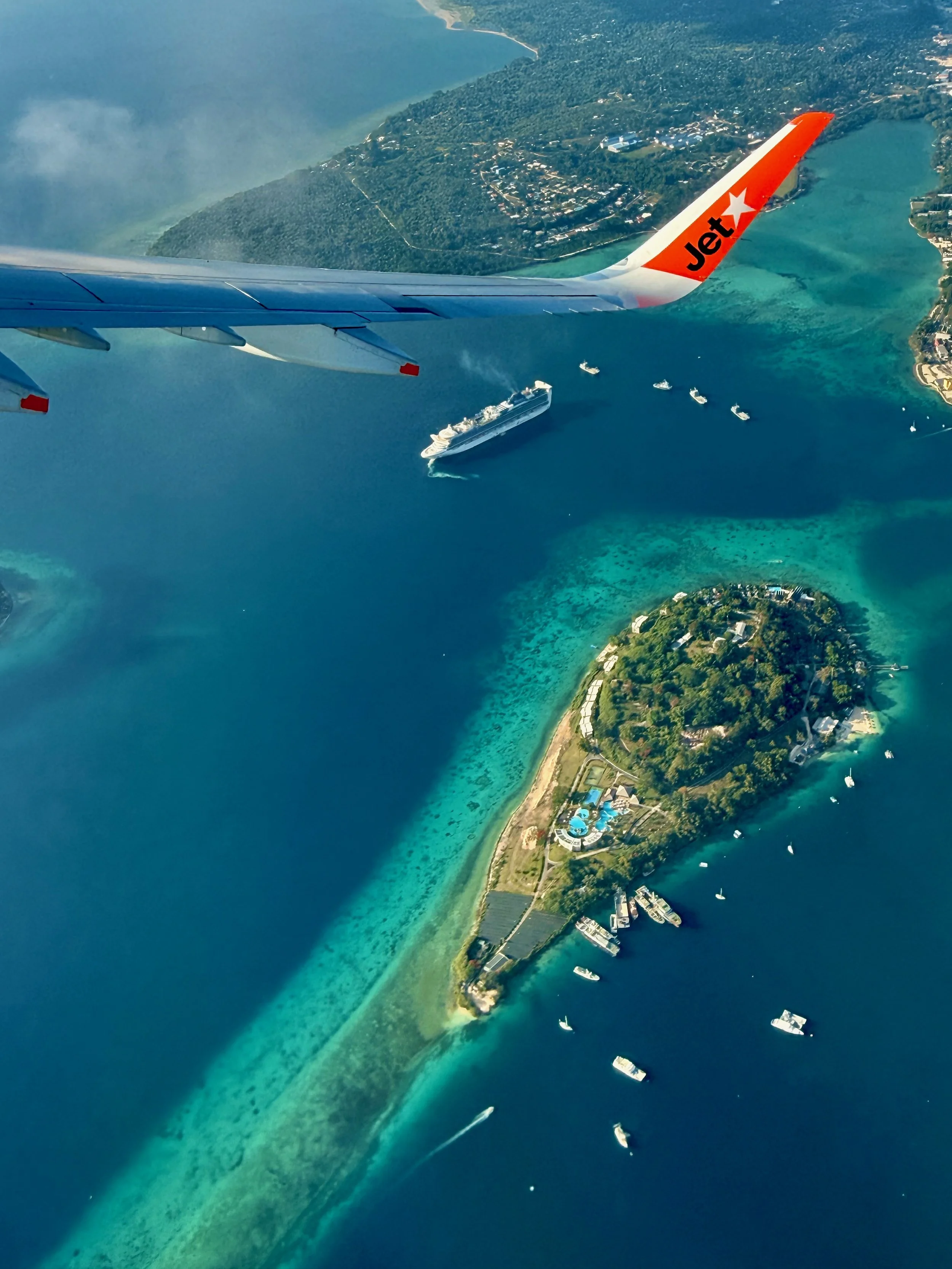Leaving paradise, Vanuatu