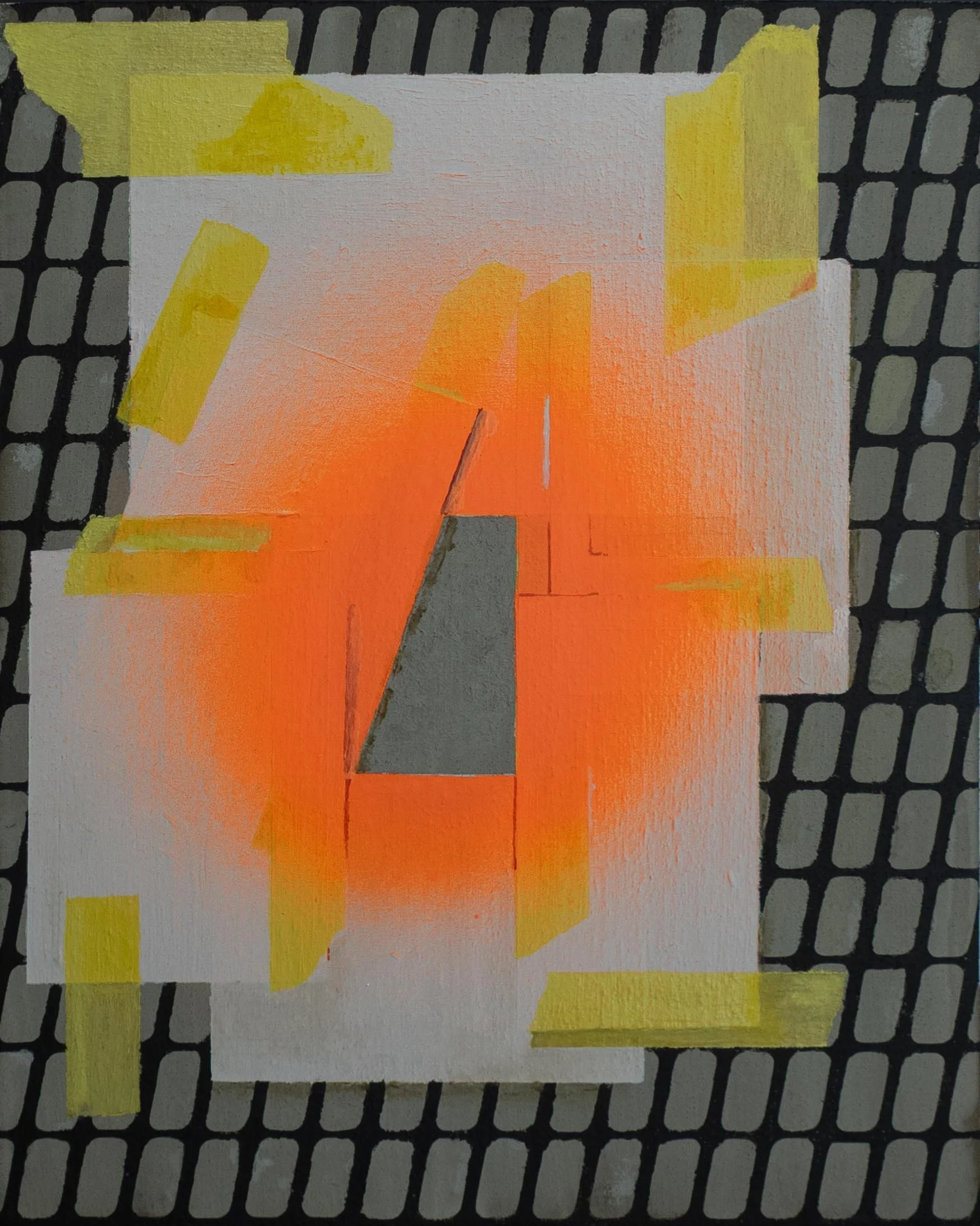 Untitled
2026
Cement, acrylic and spray paint on board, 24cm x 30cm