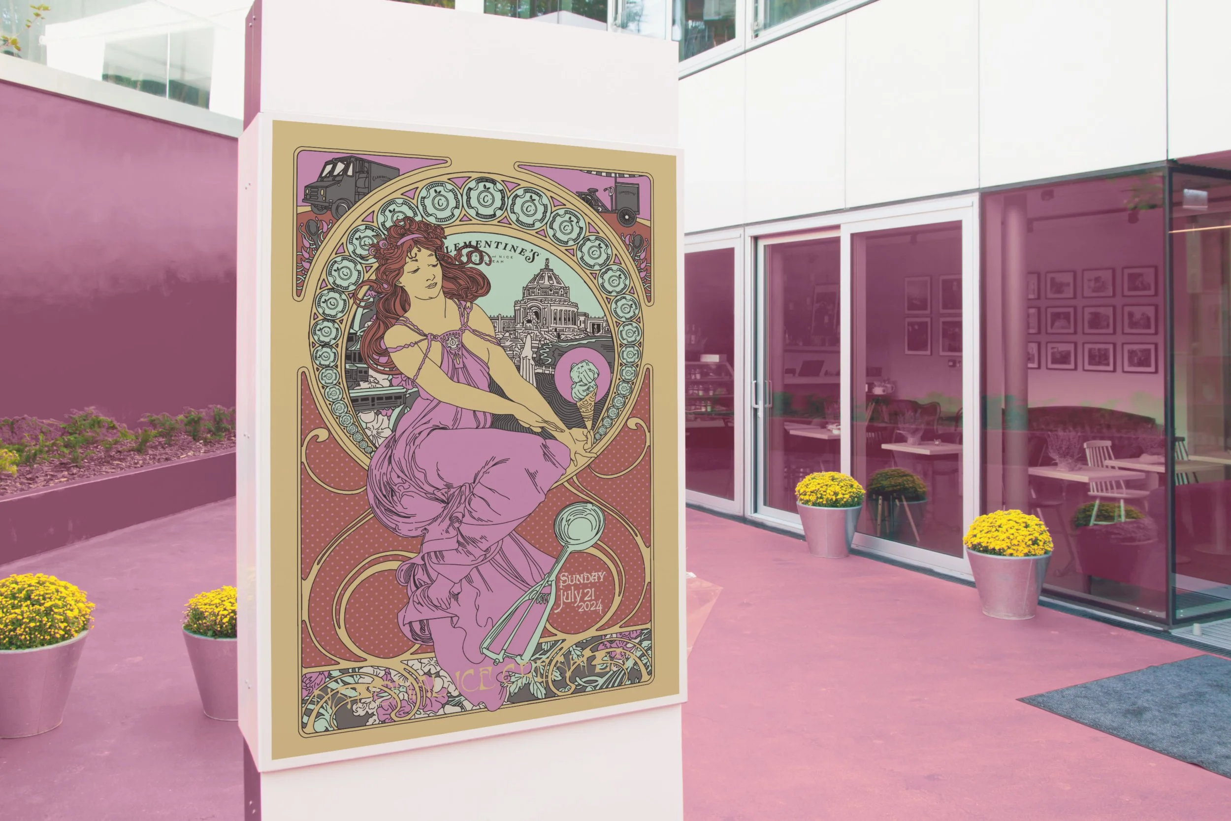 Illustration for National Ice Cream Day