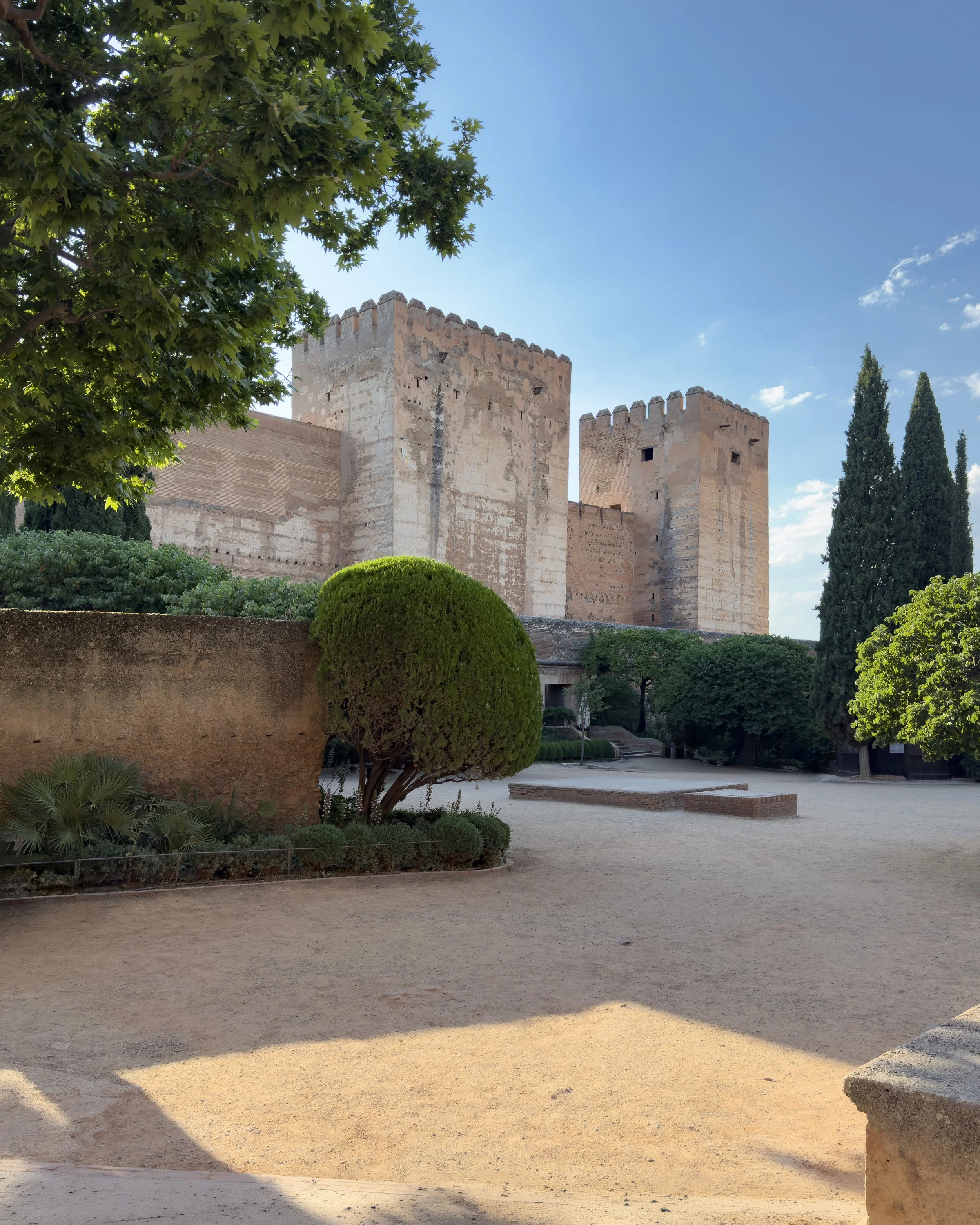 Alcazaba part of Alhambra - 9th century plus