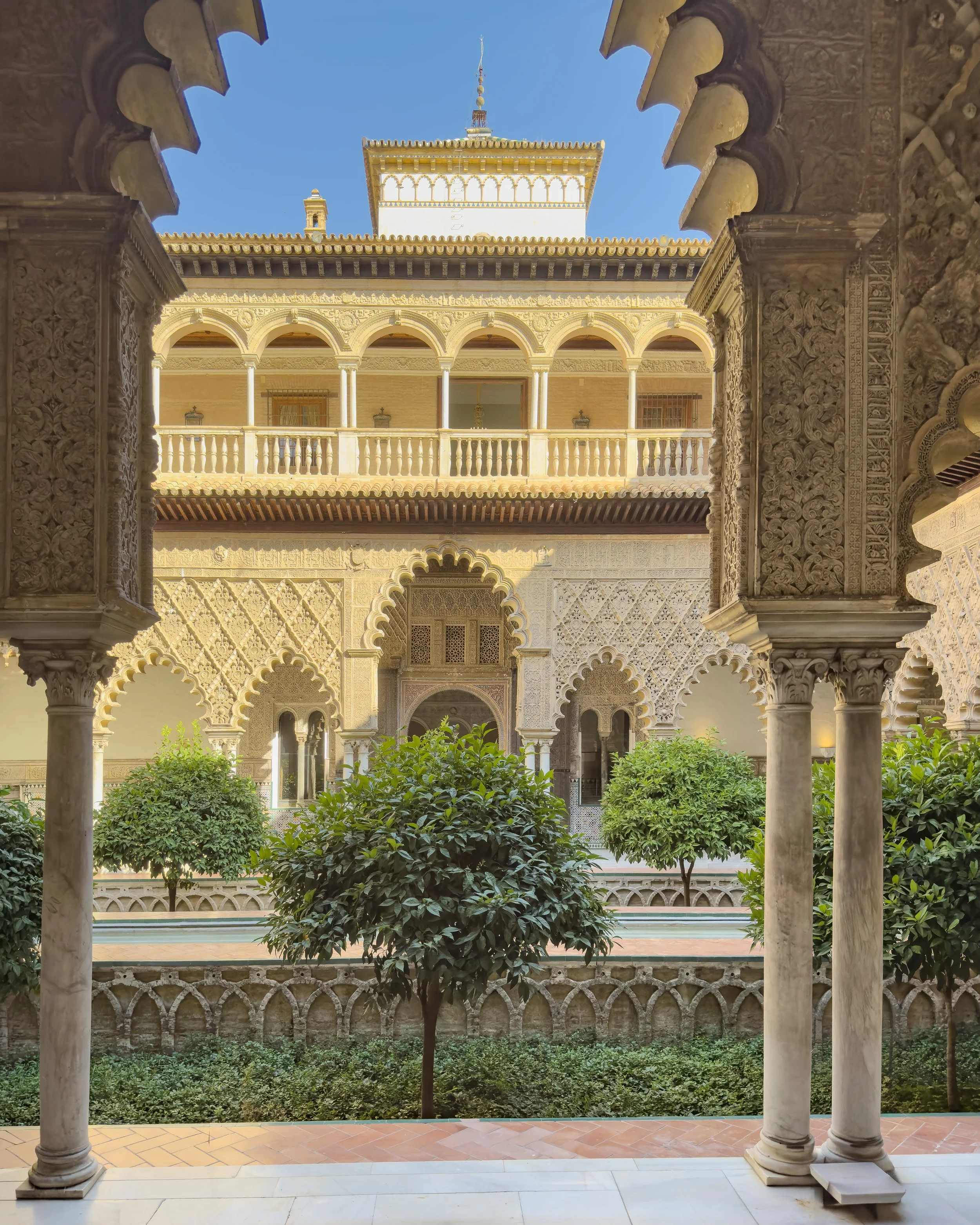 Mudejar courtyards, Real Alcazar, Seville
