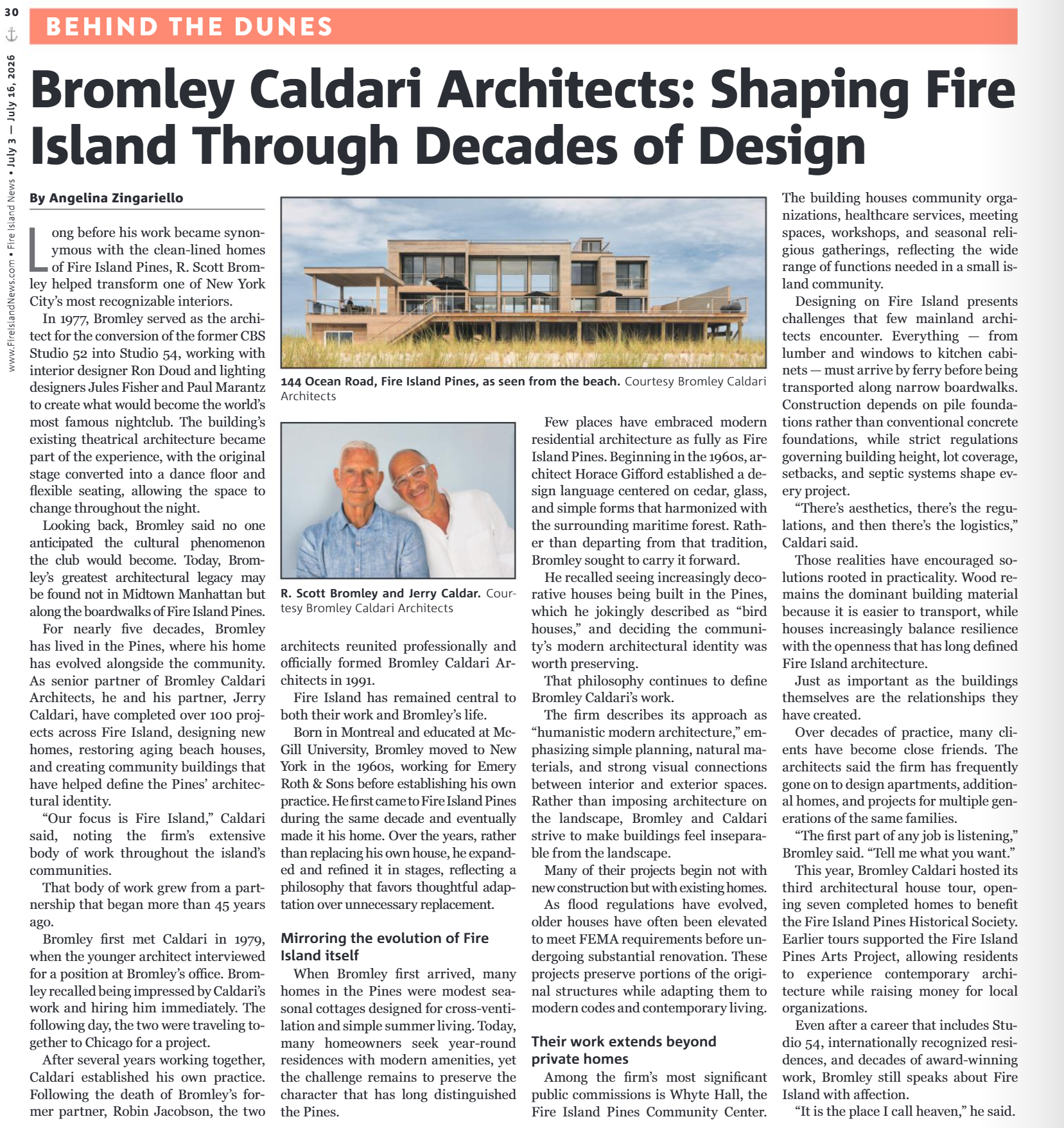 Bromley Caldari Architects: Shaping Fire Island Through  Decades Of Design