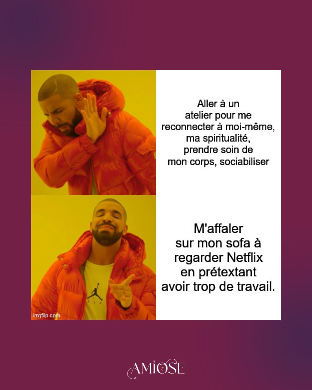 👋 Team Introvertie, je vous vois 😏😂

Avouez on est teeeeellement bien sur nos sofas hihi.

Abonne-toi @amiose.ca 

----

Non mais en vrai, si t'es pr&ecirc;te &agrave; braver le froid pour notre prochain atelier TranscenDanse avec @studio_klaf , o