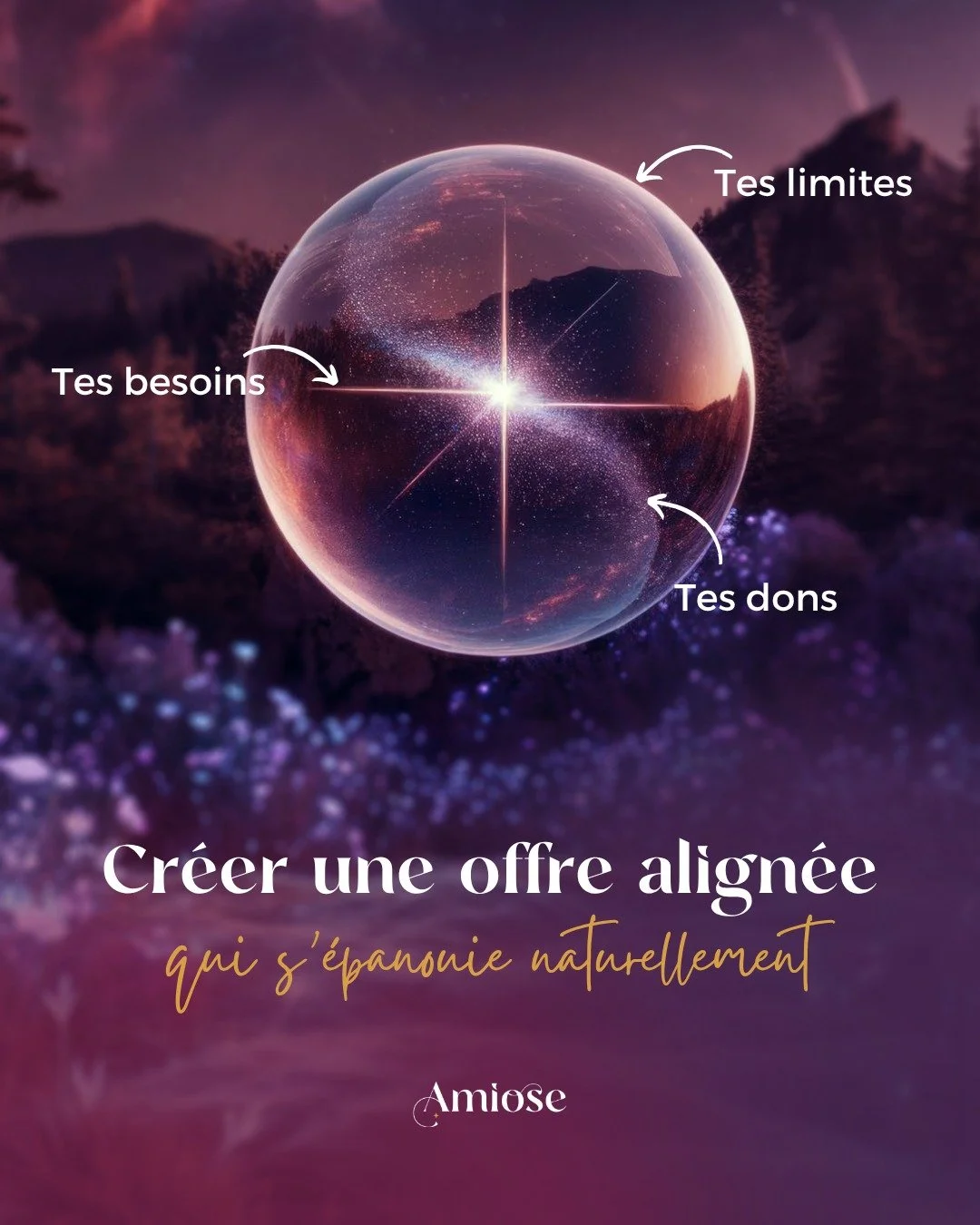 Et si au lieu de voir tes offres comme des cr&eacute;ations ext&eacute;rieures, tu te mettais &agrave; en devenir leur r&eacute;ceptacle 🫴. 

Et si au lieu de t&rsquo;efforcer &agrave; les maintenir en vie &agrave; bout de bras, tu les r&eacute;int&