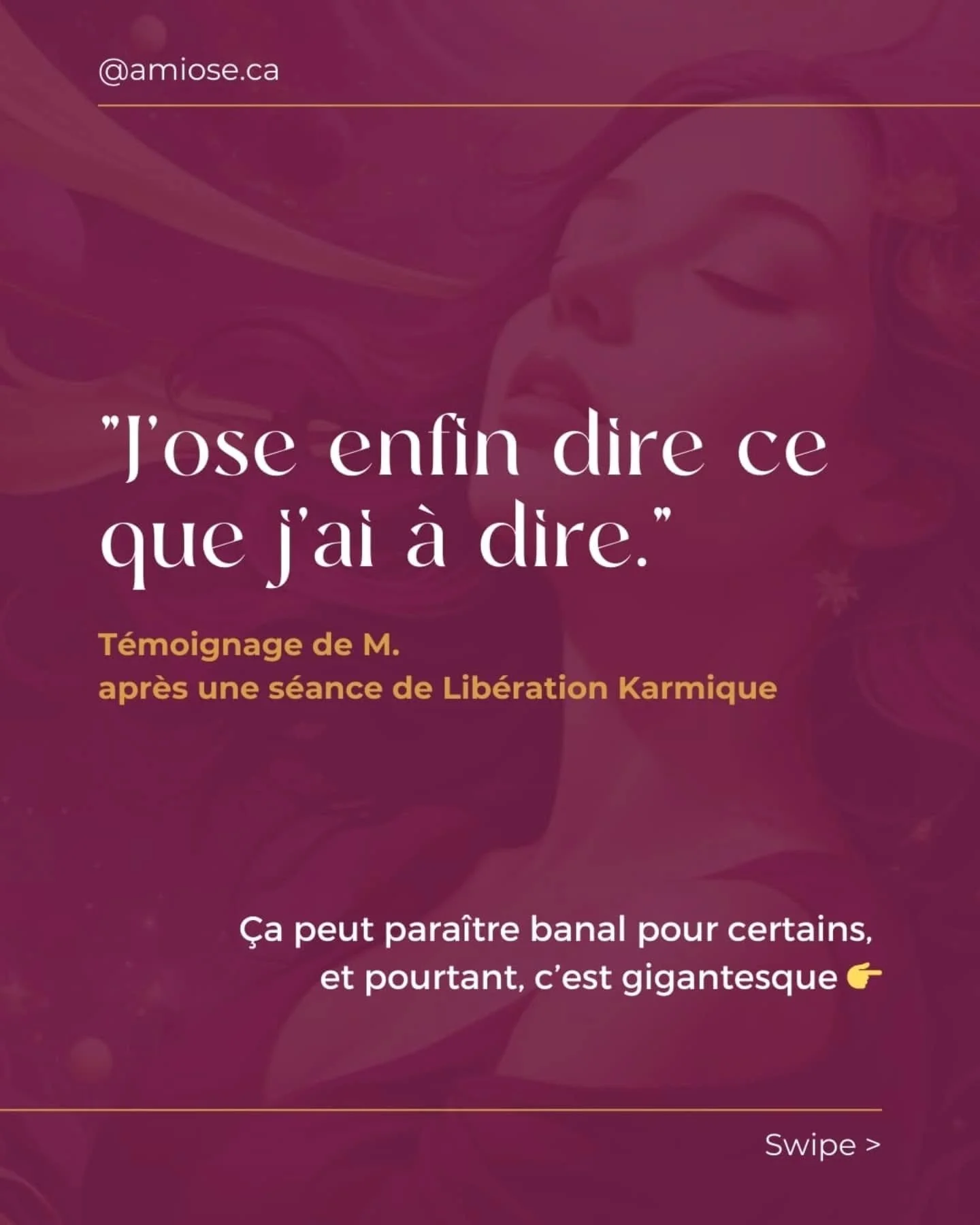 Et toi, quelle est cette toute petite chose que tu aimerais &agrave; nouveau r&eacute;ussir &agrave; faire ?✨ 
Dis-moi en commentaires 💖

#liberationskarmiques #incarner #etresoi #viesanterieures