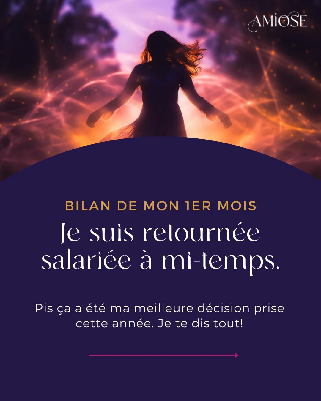 Je m'&eacute;tais toujours dit "Si je devais retourner salari&eacute;e, &ccedil;a serait un &eacute;chec". 

Parce que &ccedil;a voudrait dire que j'aurai &eacute;chou&eacute; &agrave; vivre de ma business. 

Aujourd'hui, je me rends compte