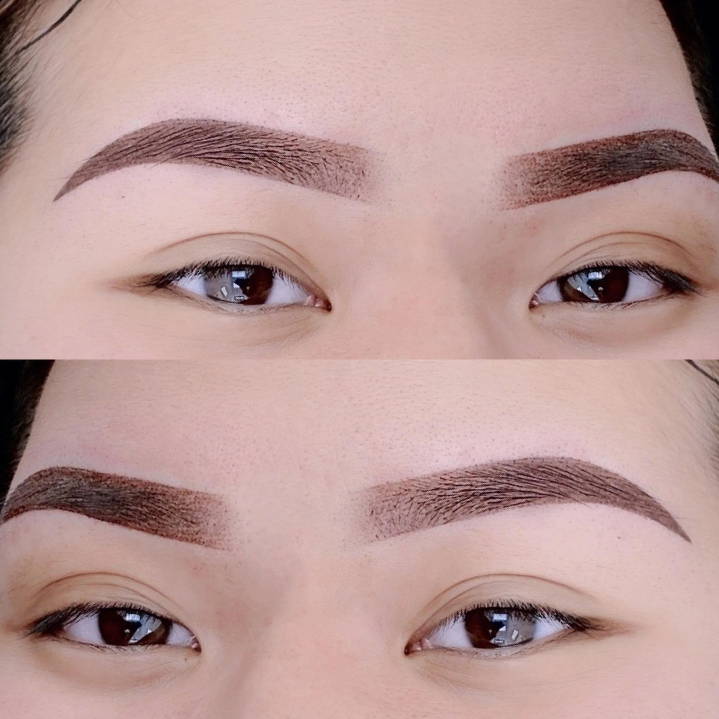 Ombre powder brows