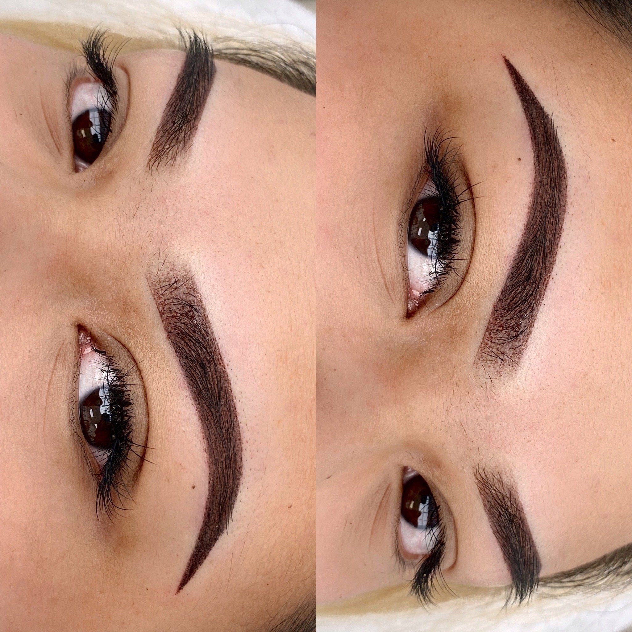 Ombre powder brows