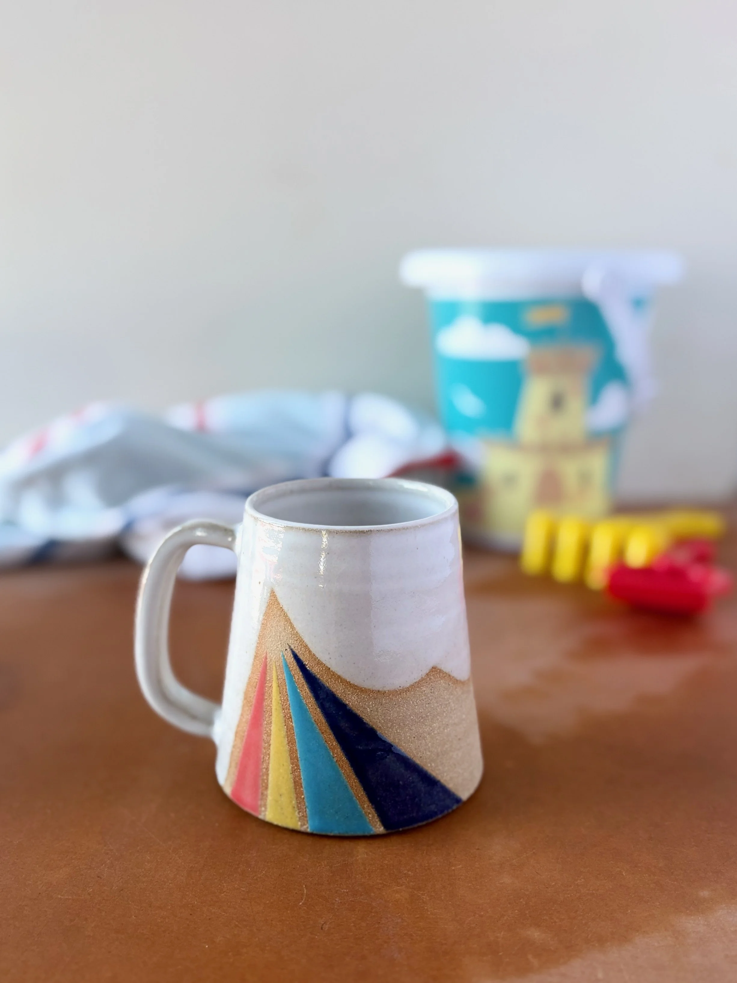Summer Triangles Geometric Mug