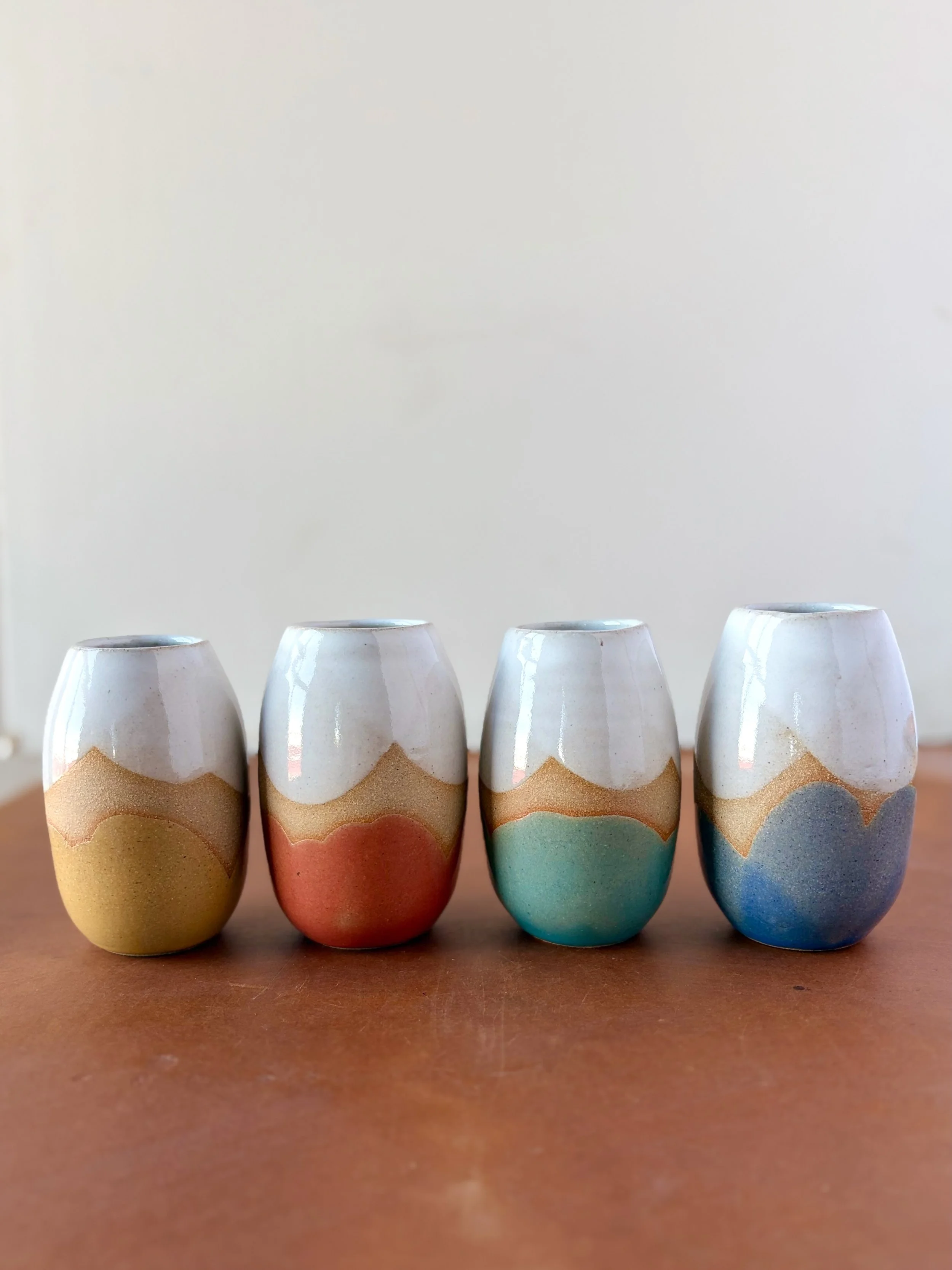 Summer Horizon Bud Vases