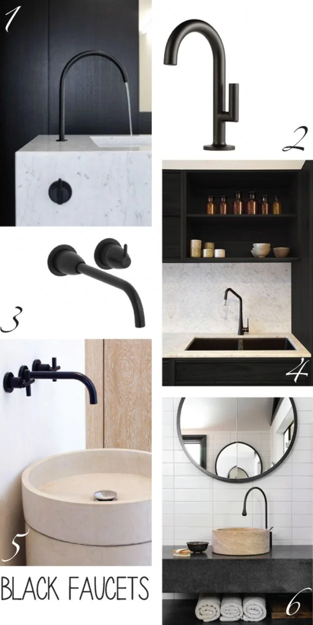 Lately Loving: Black Faucets