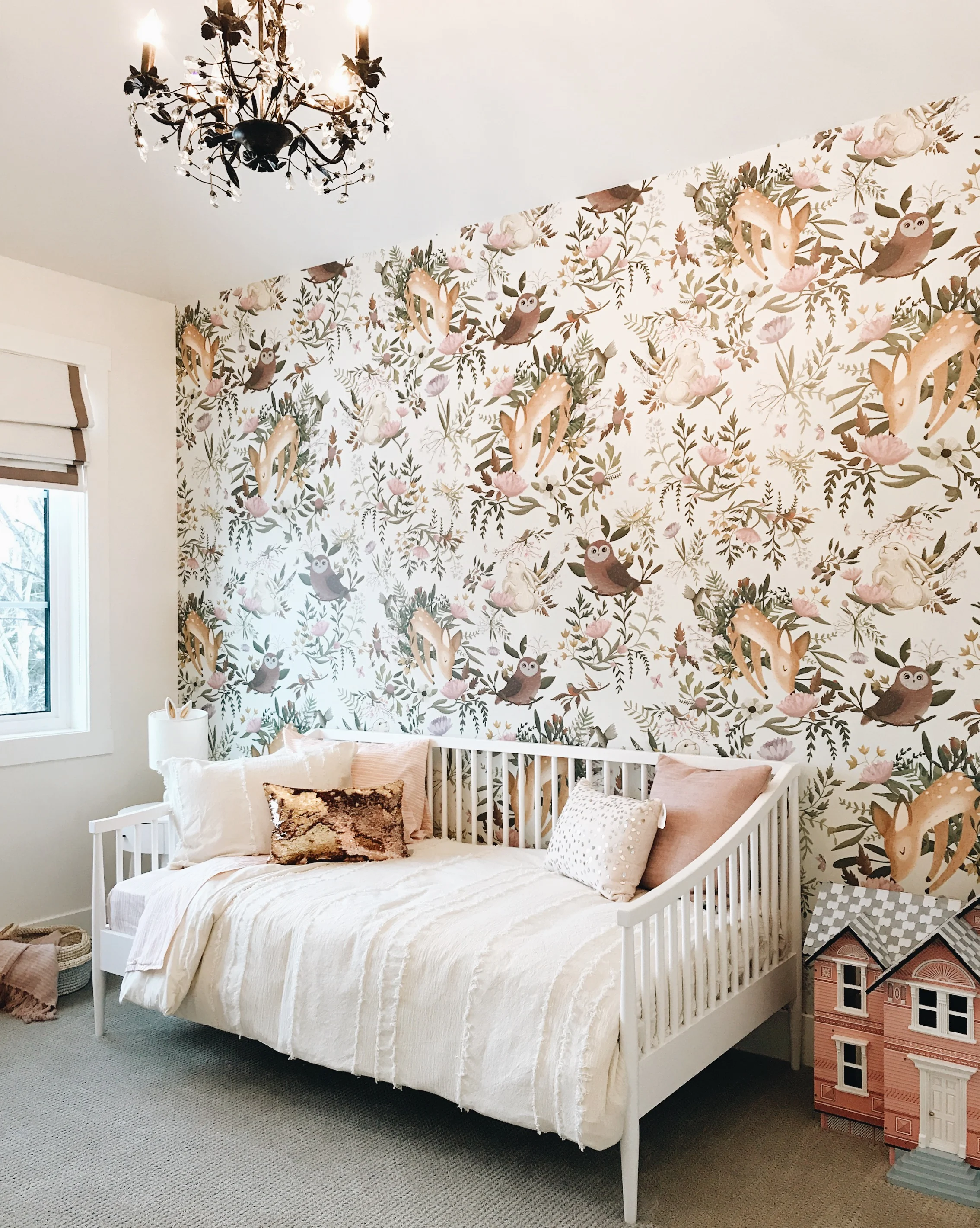Little Girl's Woodland Wonderland Bedroom 