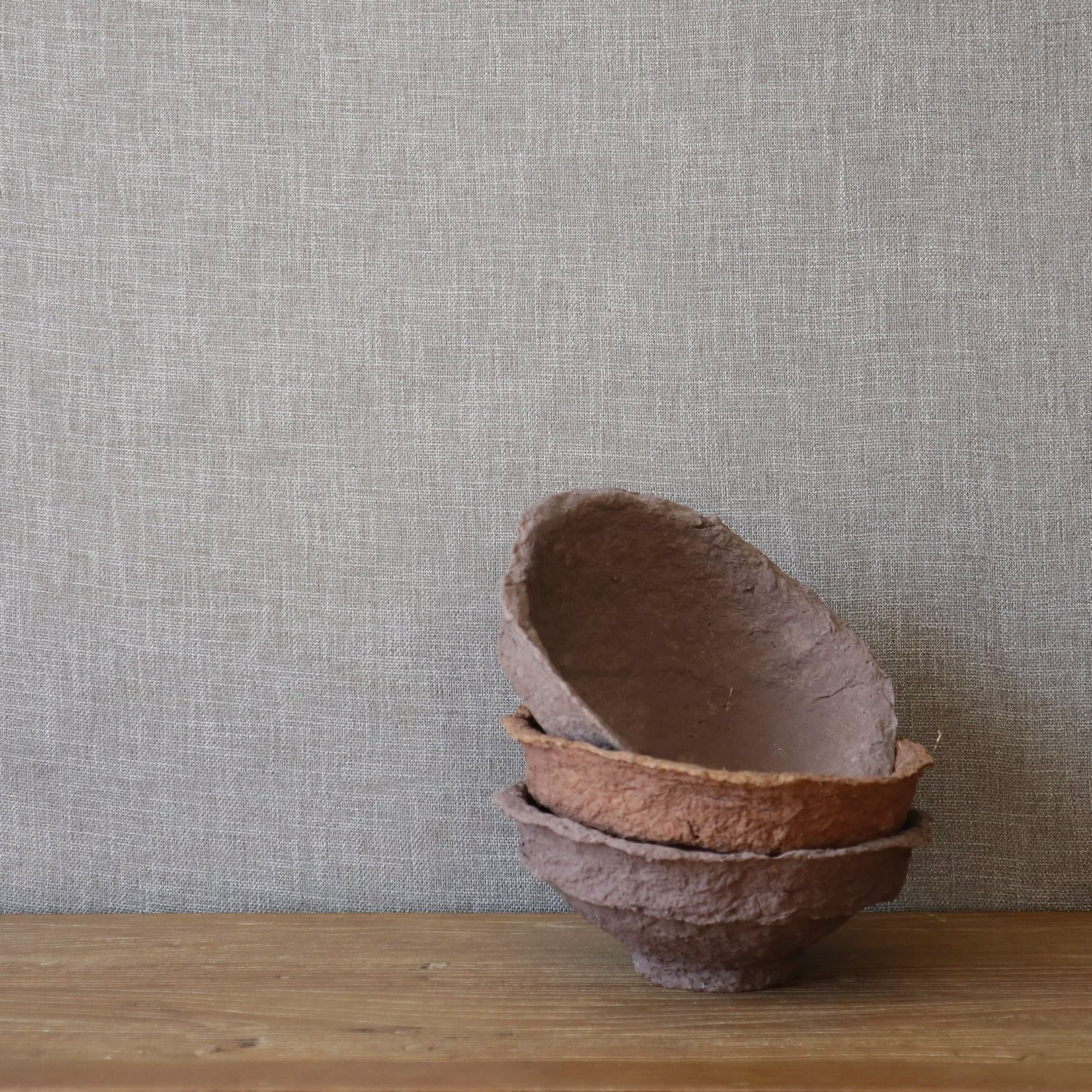 Elm Paper Mache Bowls