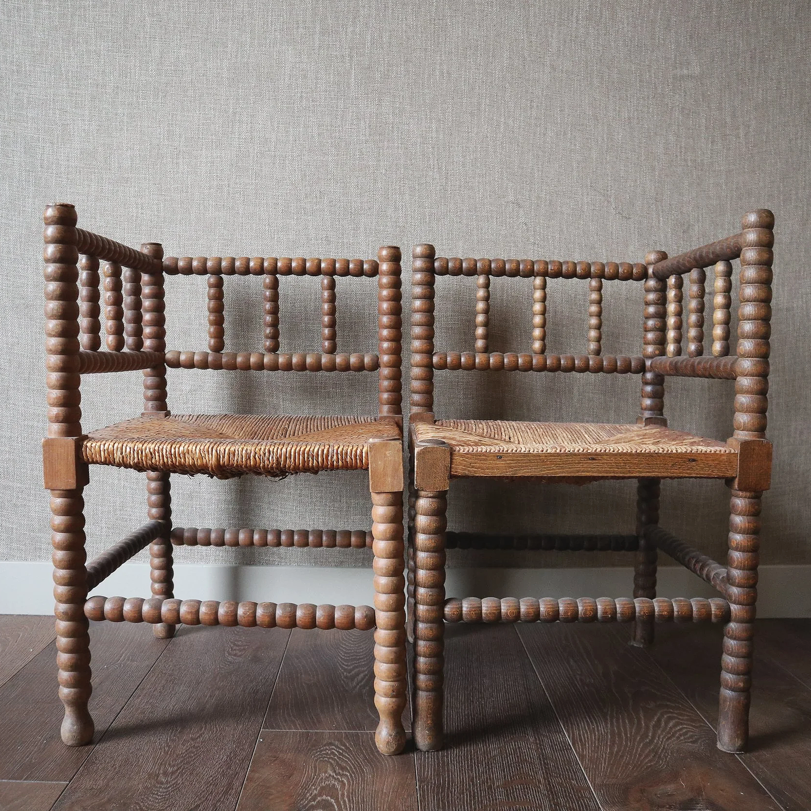 French Antique Spindle Chairs