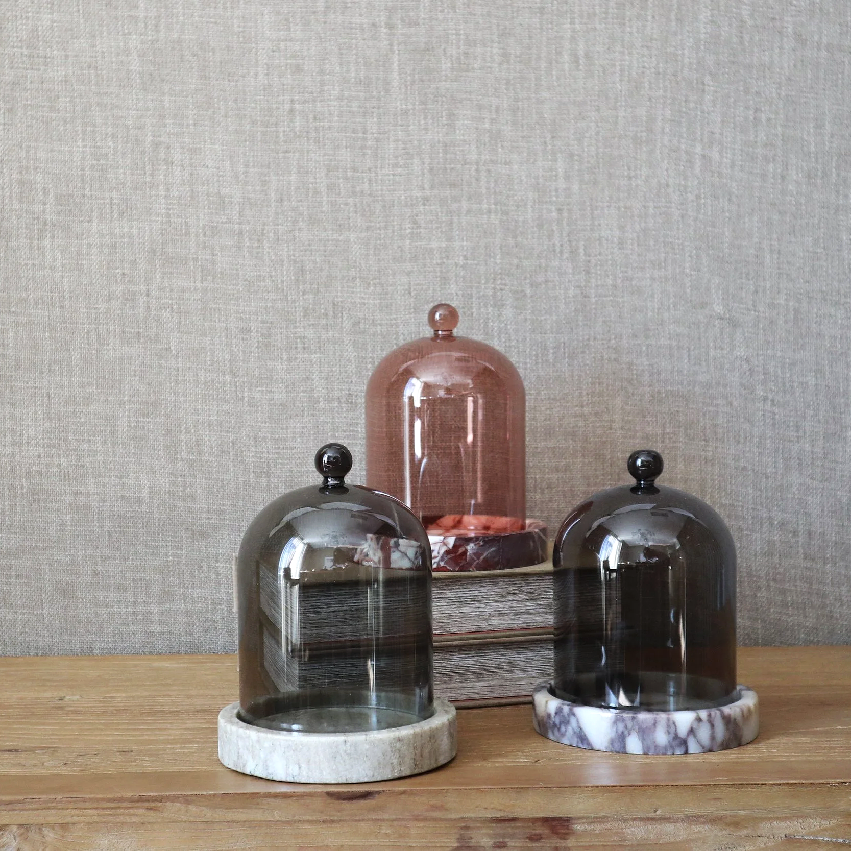 Rowan Marble Resin Cloche Collection