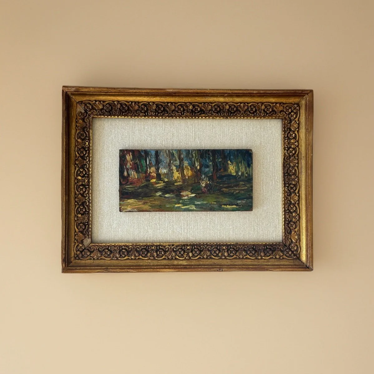 Oil on Canvas: Forest Through the Trees