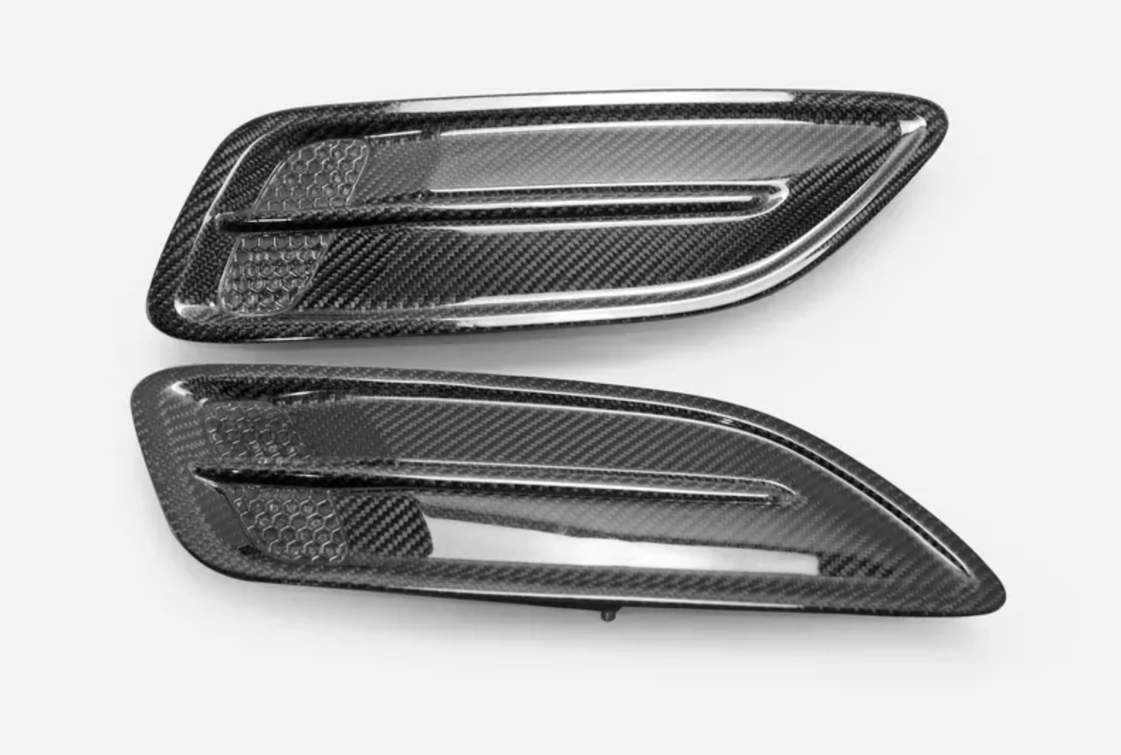Kia Stinger Carbon Fiber Hood Vents — Carbon Fiber Goodies