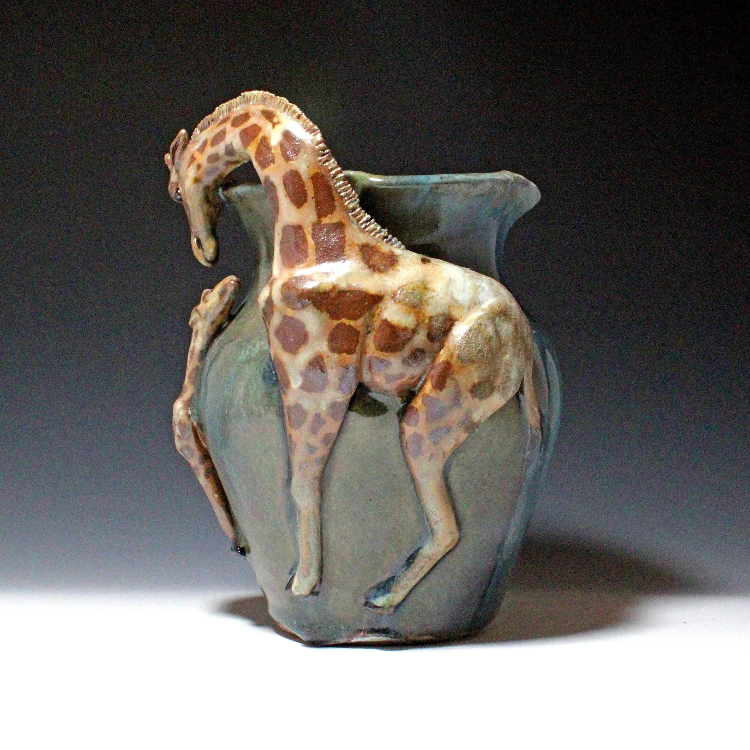 No fear pierces this loving moment between mother and child, both focused on each other.