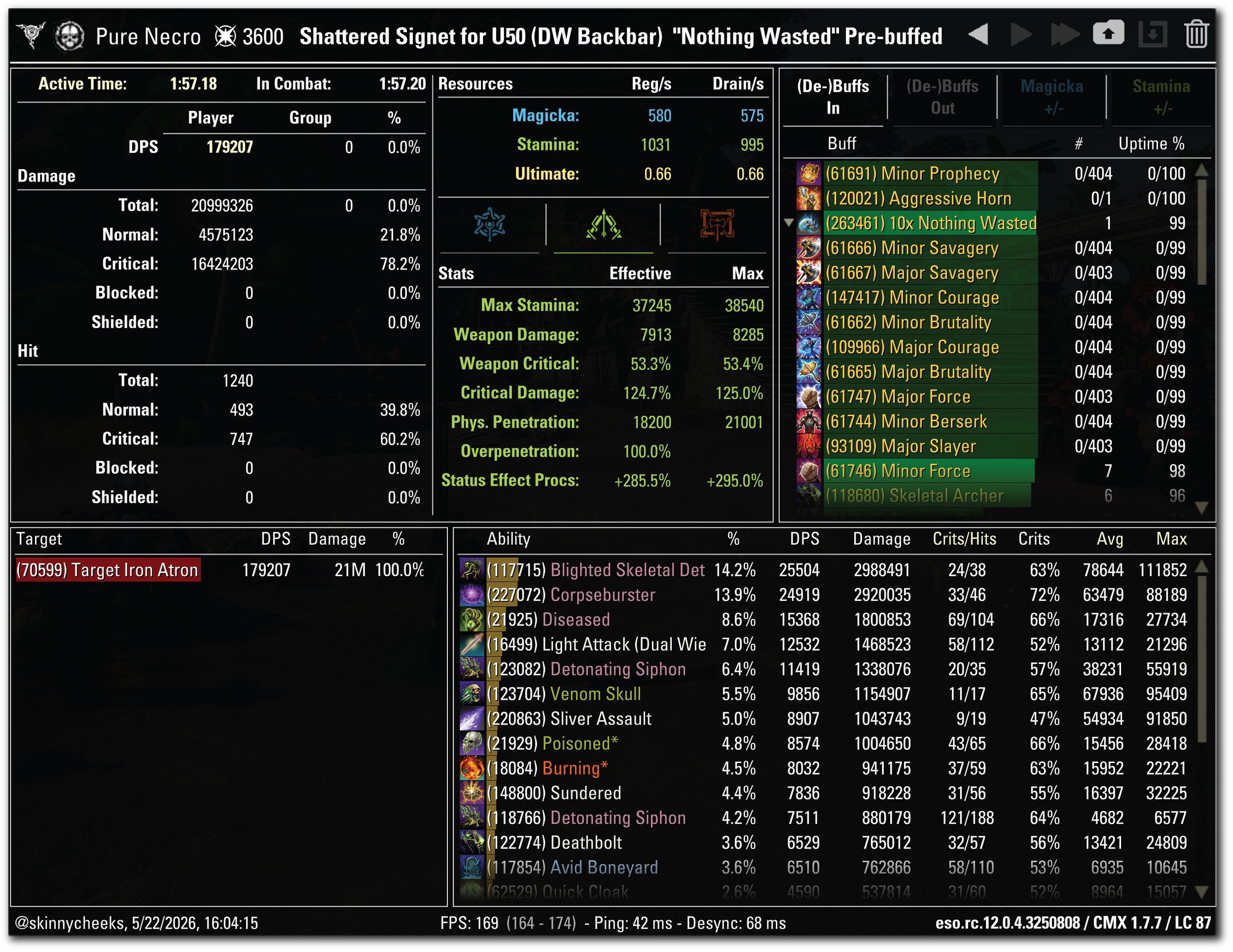 1.5 Bar Setup