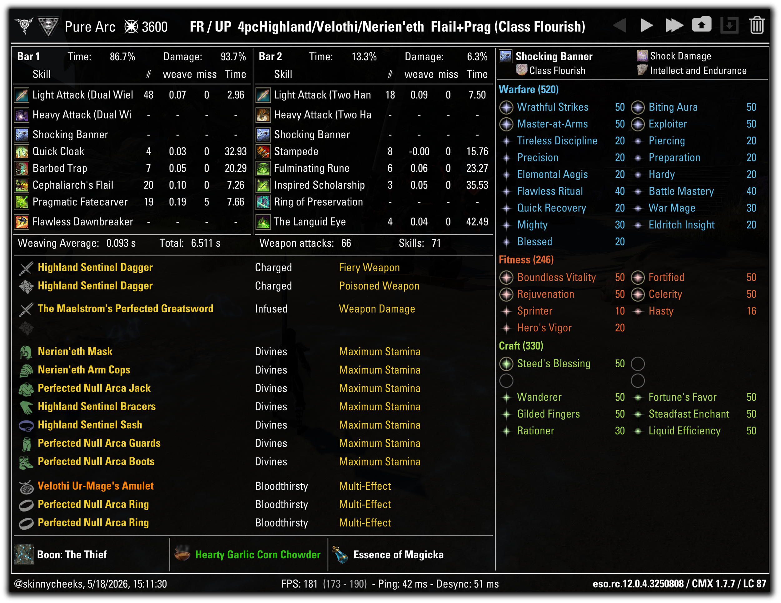 Pragmatic Morph | Fate Realigned + Unbound Potential | 4pc Highland + Nerien'eth