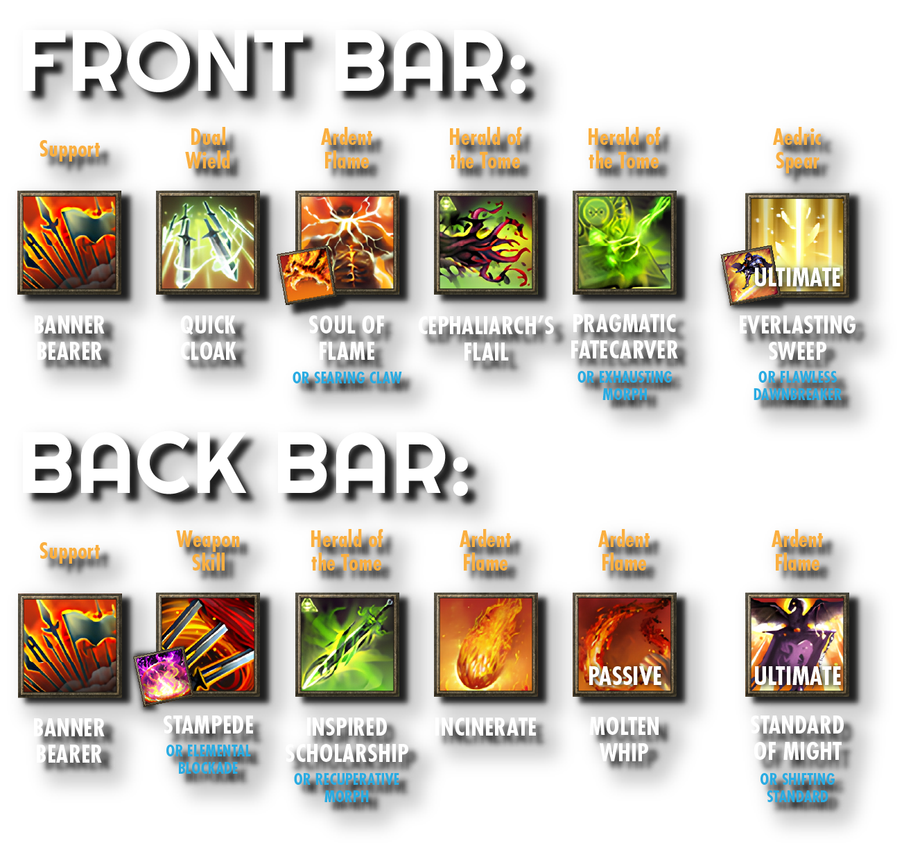 Molten Whip - Banner Bearer Setup