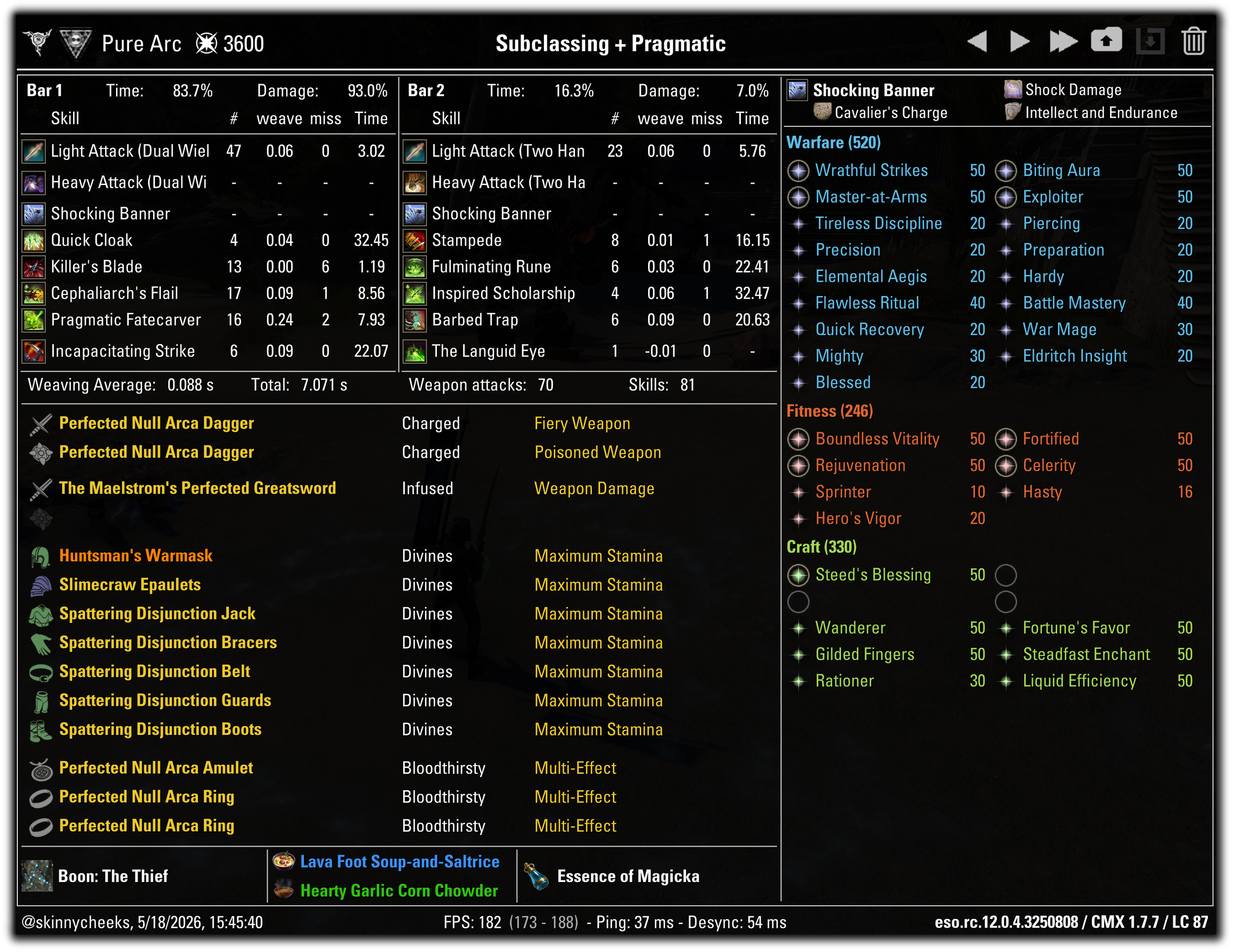 Pragmatic Morph | Aedric + Assassination (Aedric Tome) | Huntsman + Spattering + Null Arca