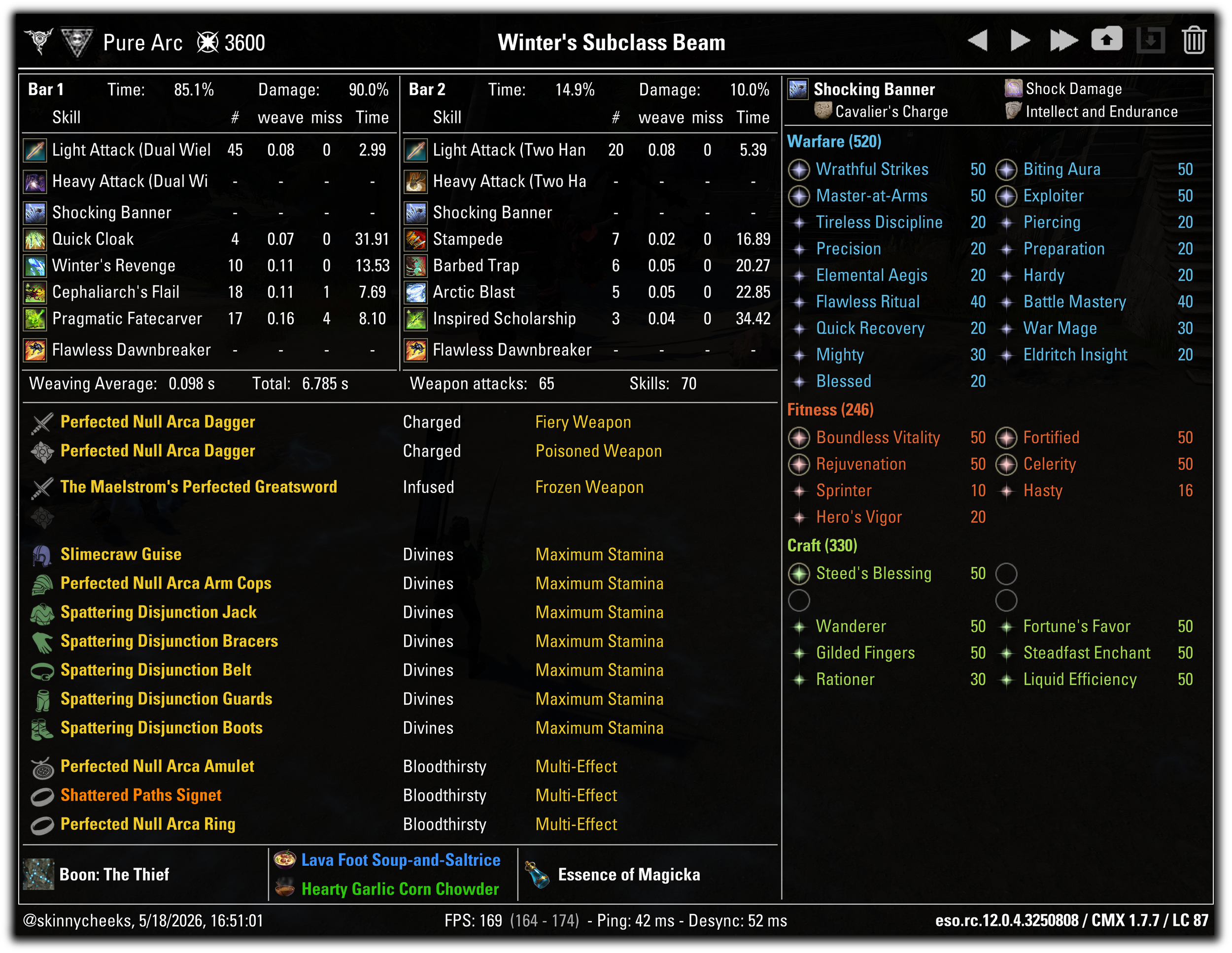 Pragmatic Morph | Winter's + Assassination | Signet + Spattering + Null Arca