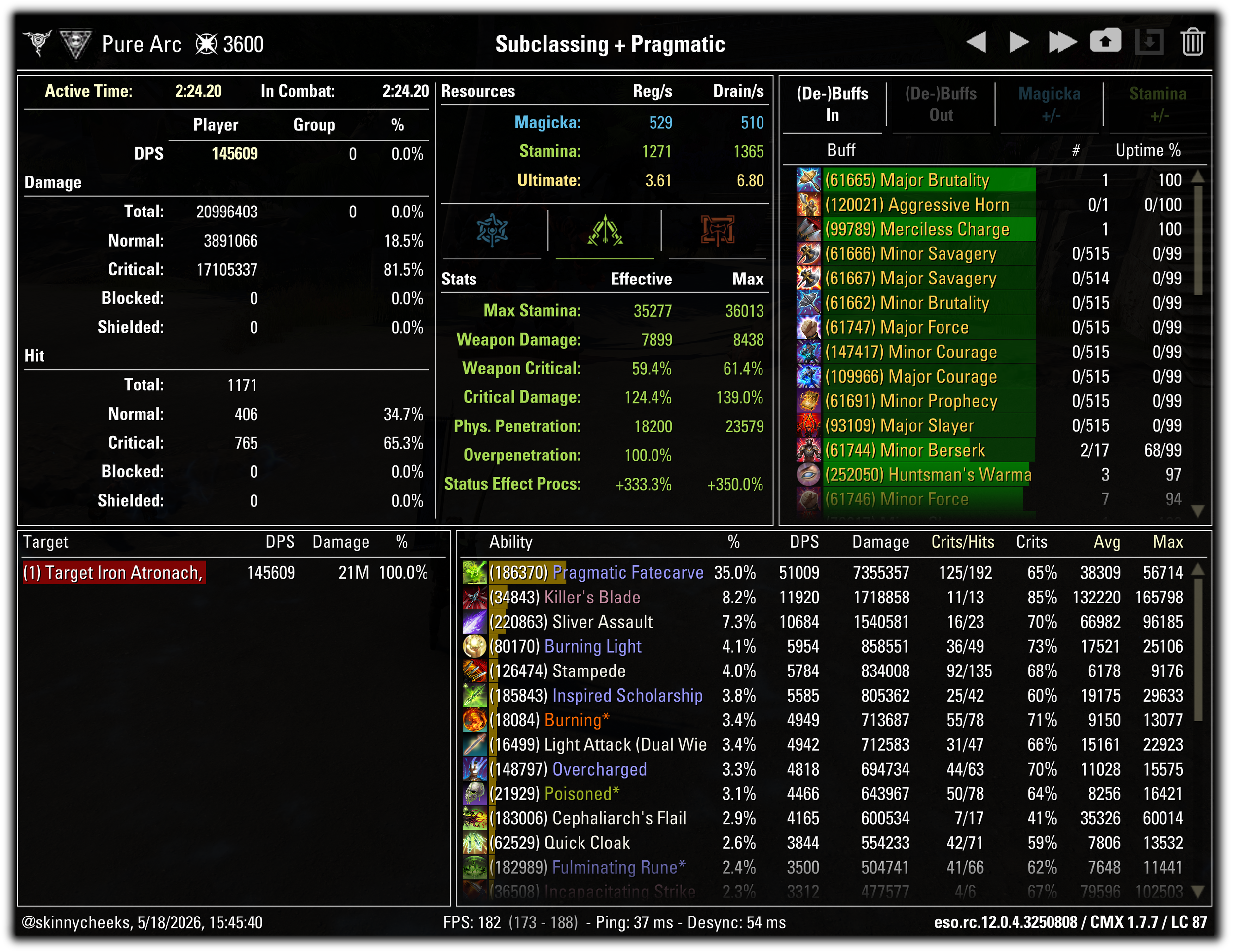 Pragmatic Morph | Aedric + Assassination (Aedric Tome) | Huntsman + Spattering + Null Arca