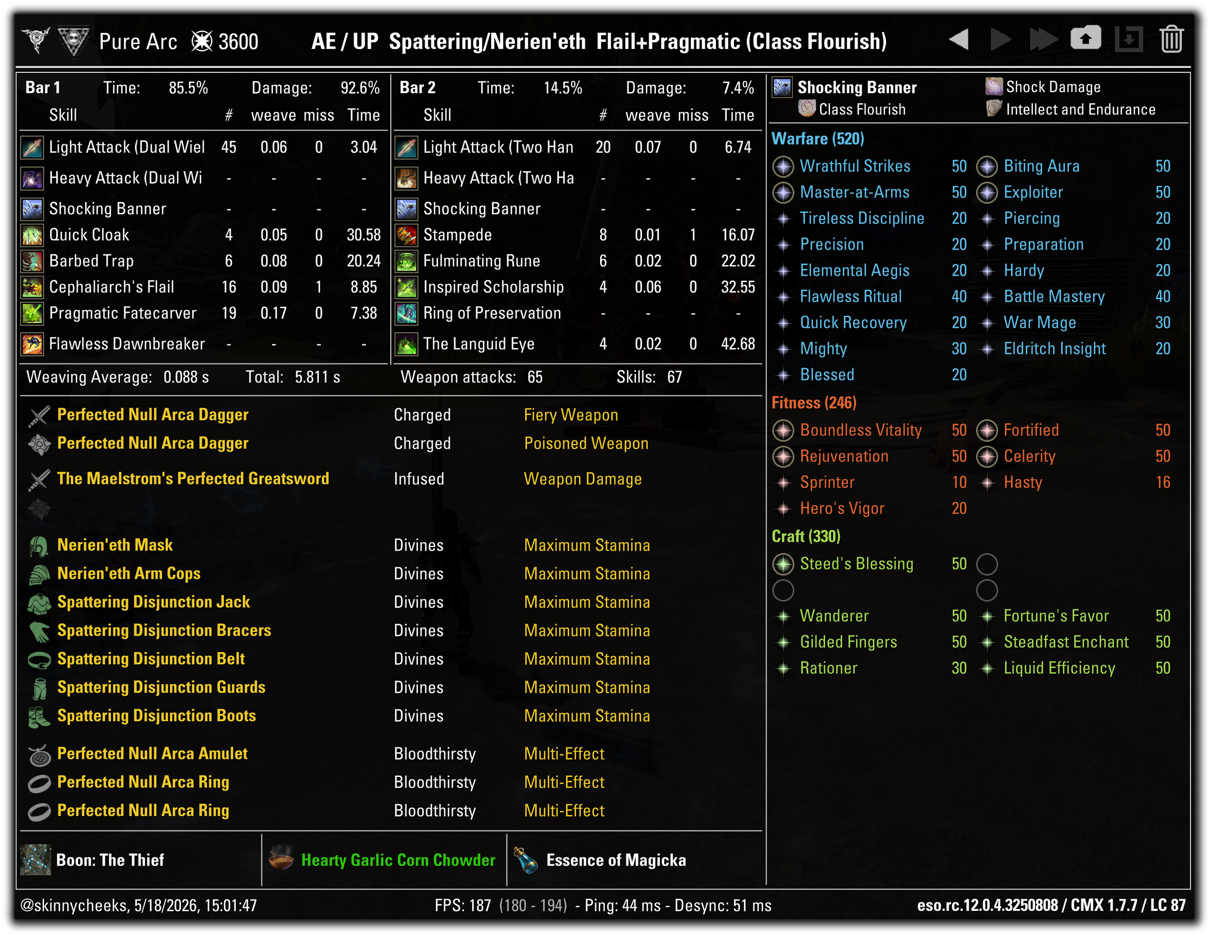 Pragmatic Morph | Abyssal Emergence + Unbound Potential | Spattering + Nerien'eth