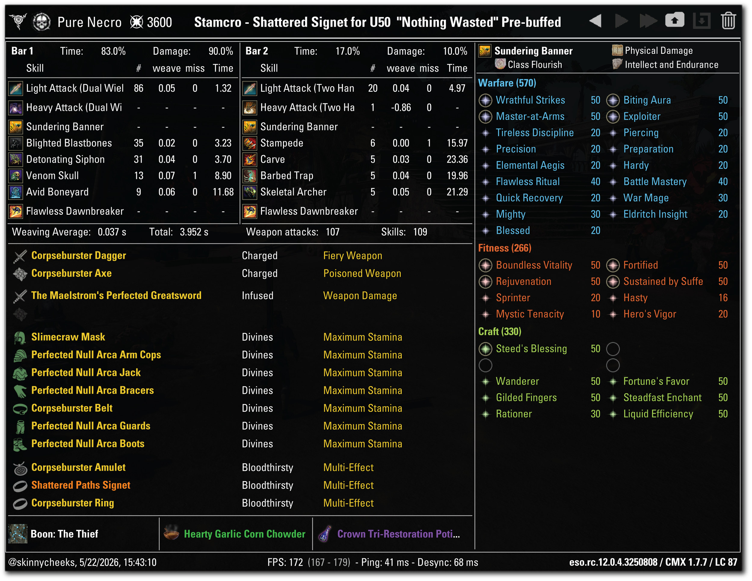 Standard 2-Bar Setup