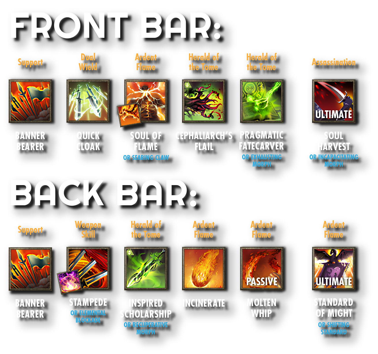 Molten Whip - Banner Bearer Setup