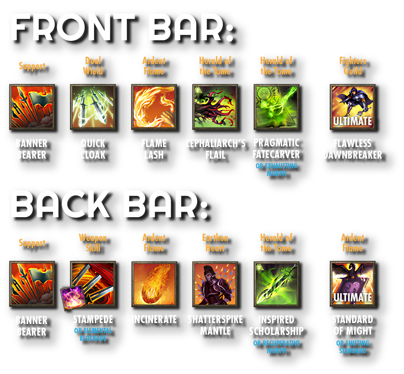 Flame Lash - Banner Bearer Setup