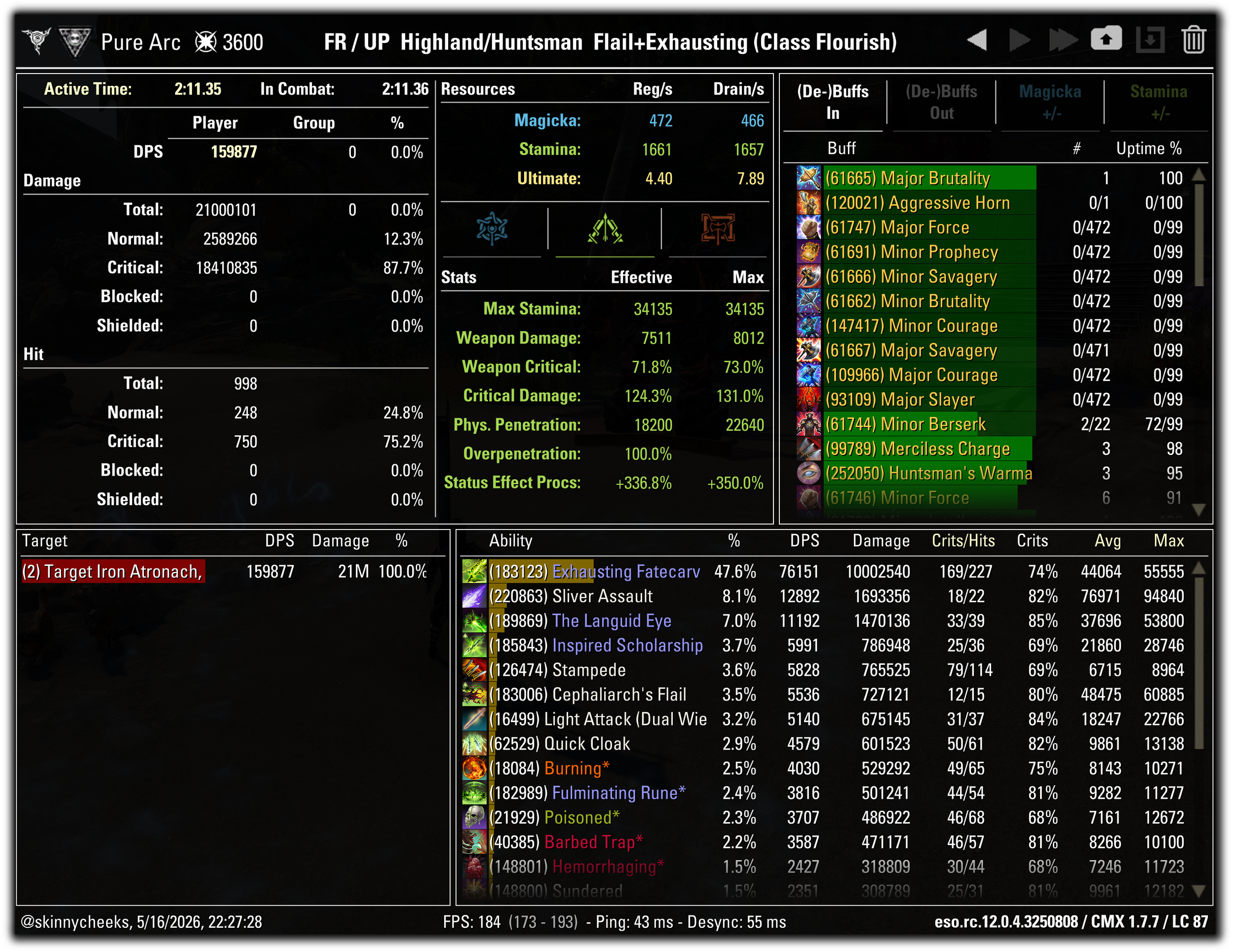 Exhausting Morph | Fate Realigned + Unbound Potential | Highland Sentinel