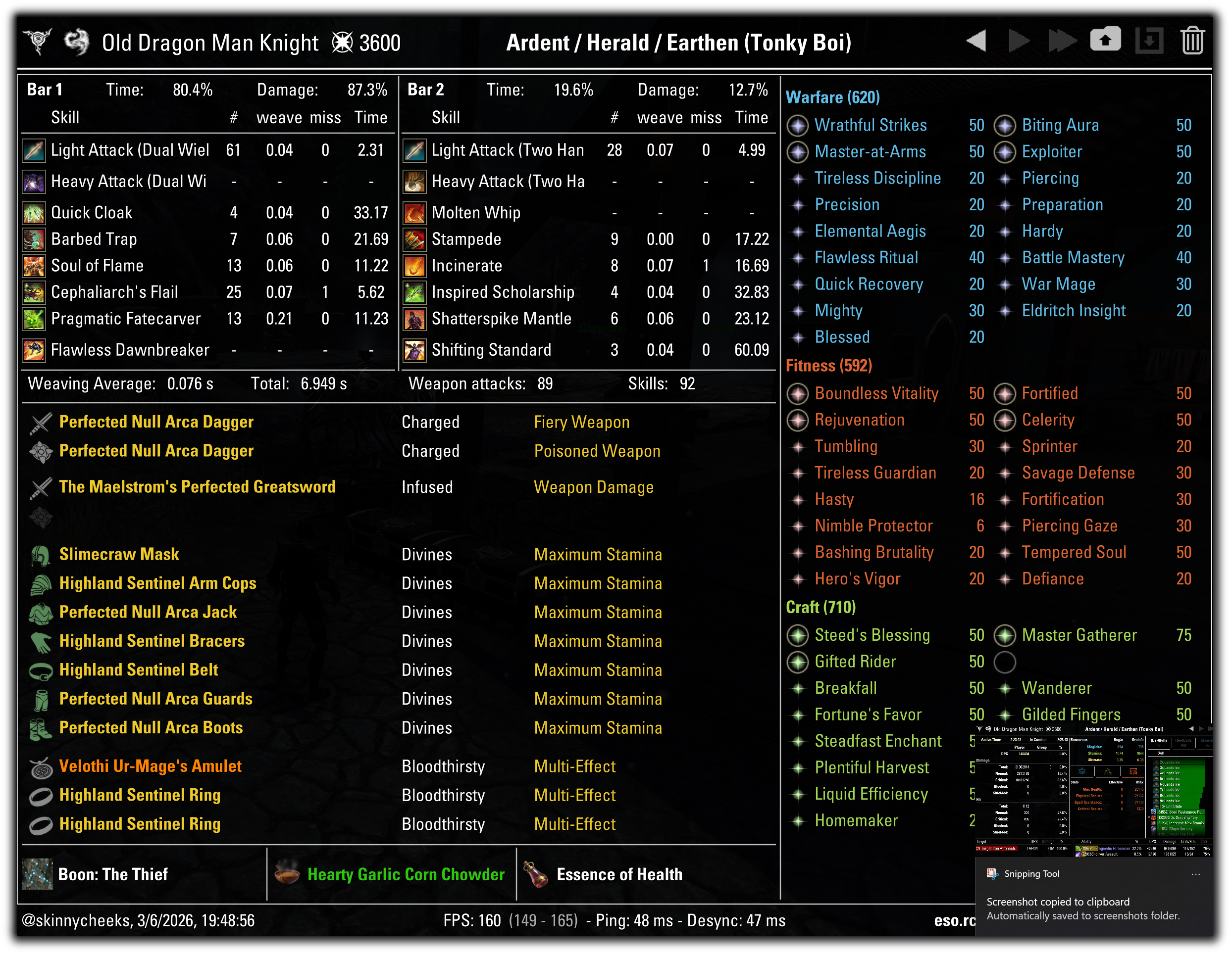 Earthen Heart - Pragmatic / Whip+Soul (Armor Pots) Setup