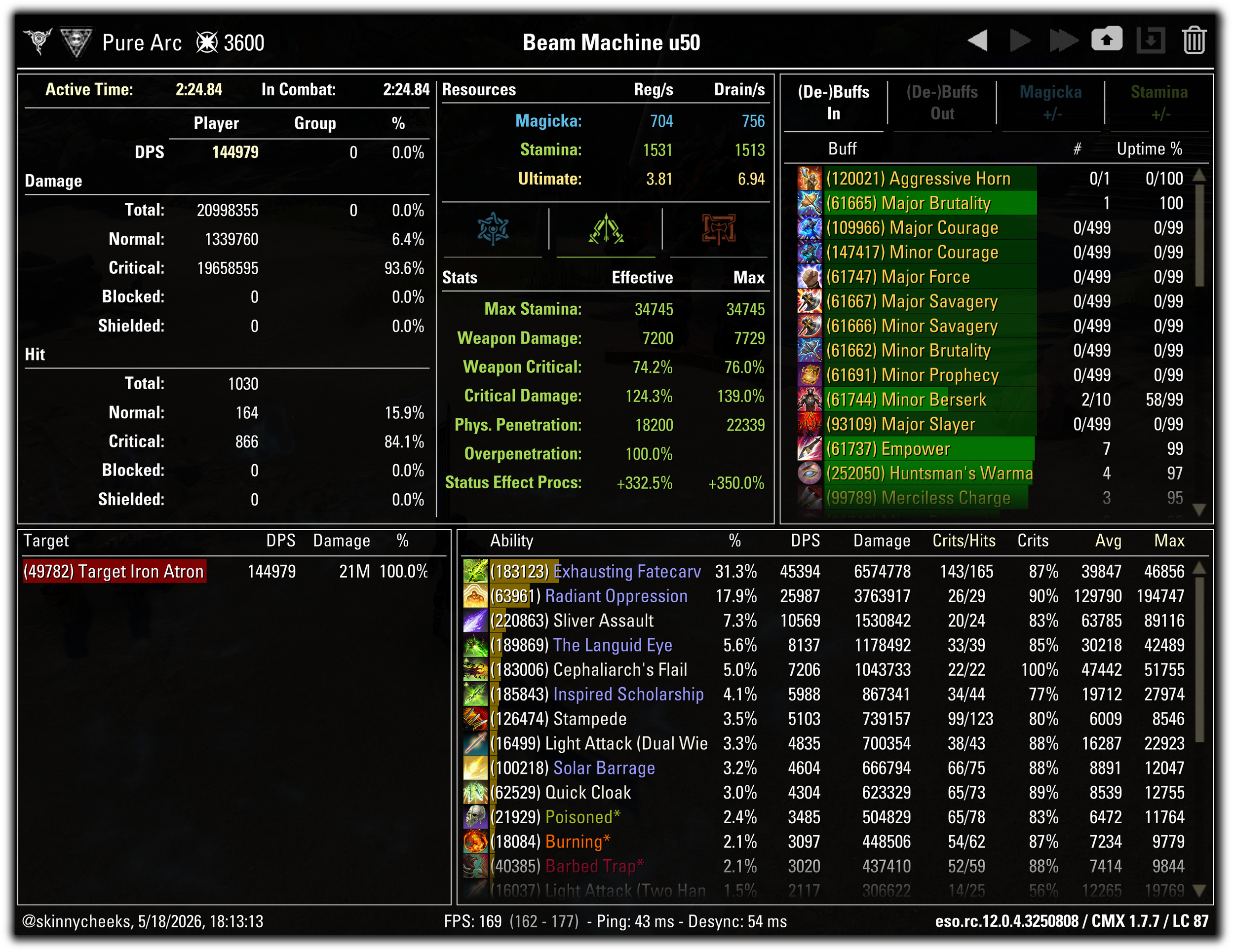 Exhausting Morph | Dawn's Wrath + Assassination (Beam Machine) | Huntsman + Highland + Null Arca