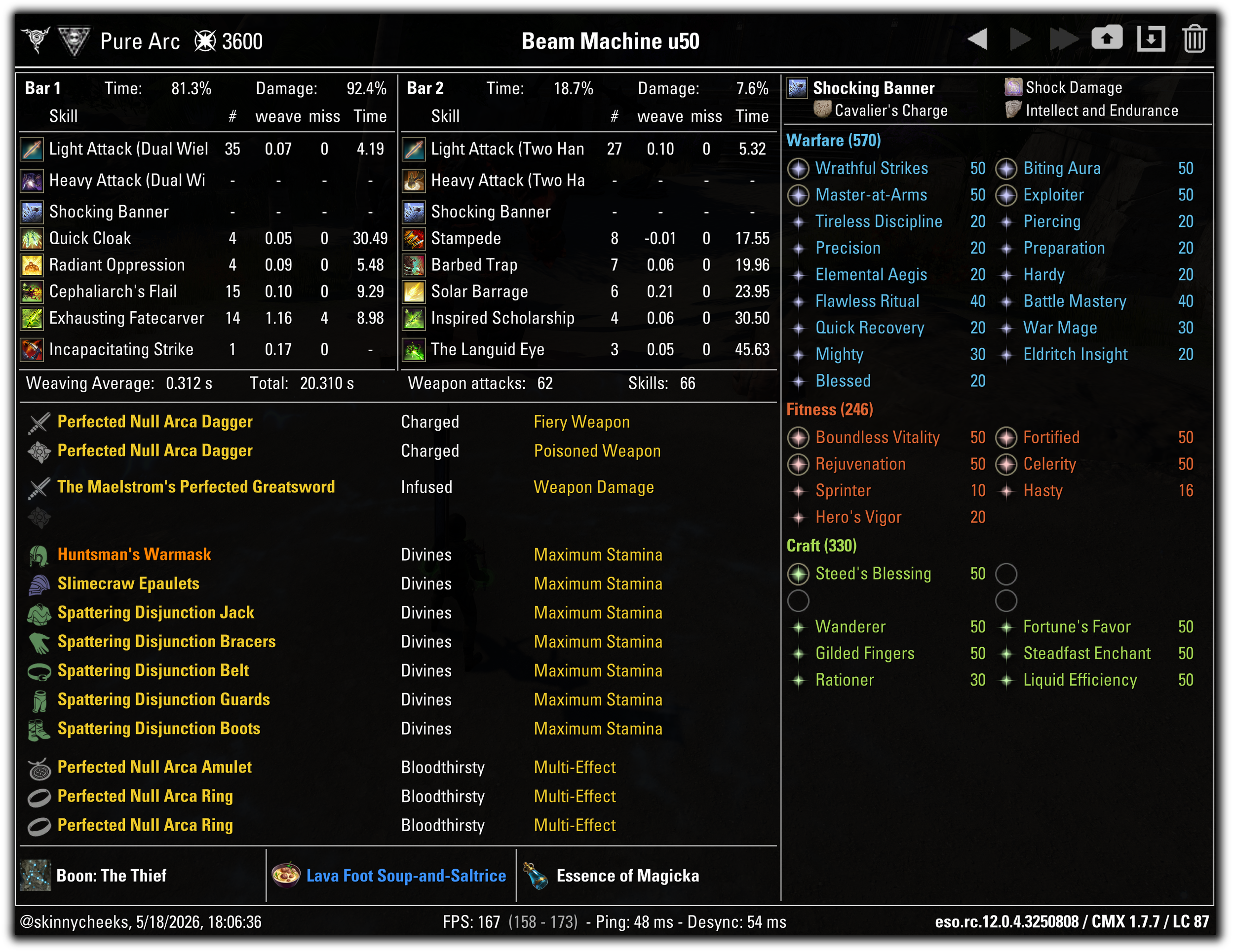 Exhausting Morph | Dawn's Wrath + Assassination (Beam Machine) | Huntsman + Spattering + Null Arca
