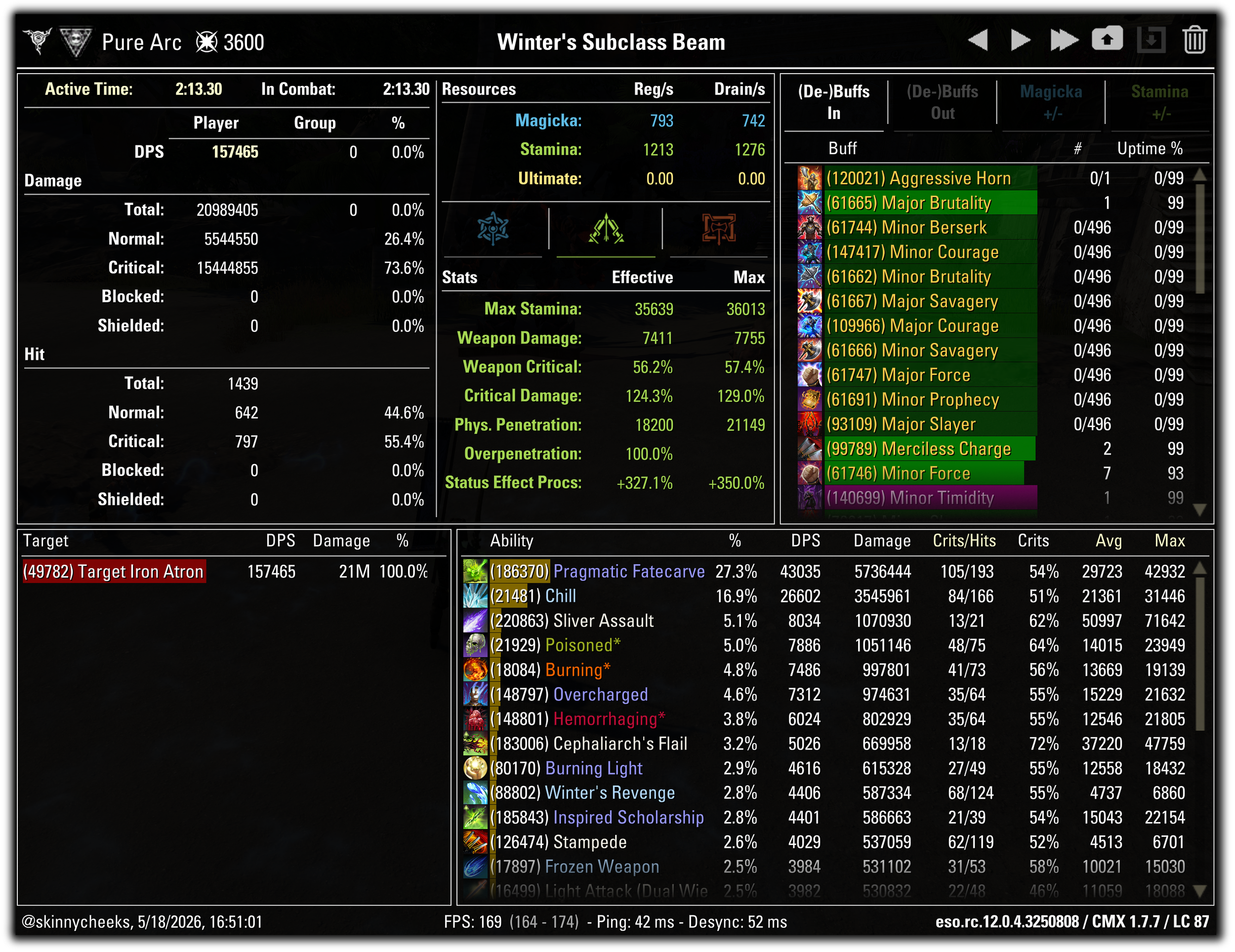 Pragmatic Morph | Winter's + Assassination | Signet + Spattering + Null Arca